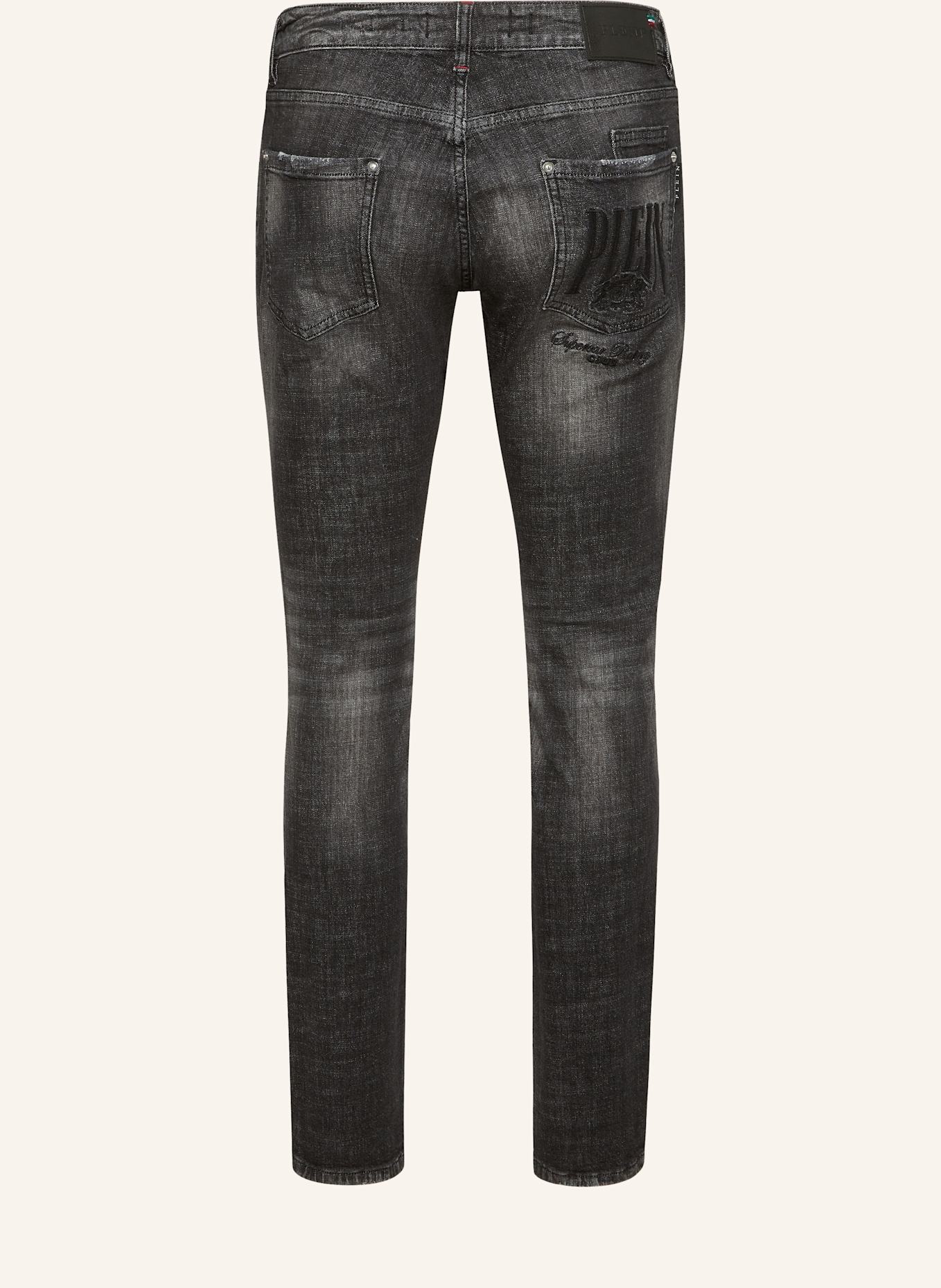 PHILIPP PLEIN Supergerader Schnitt RACING: GRAU