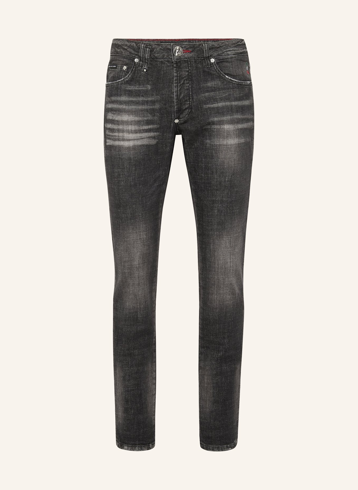 PHILIPP PLEIN Supergerader Schnitt RACING: GRAU