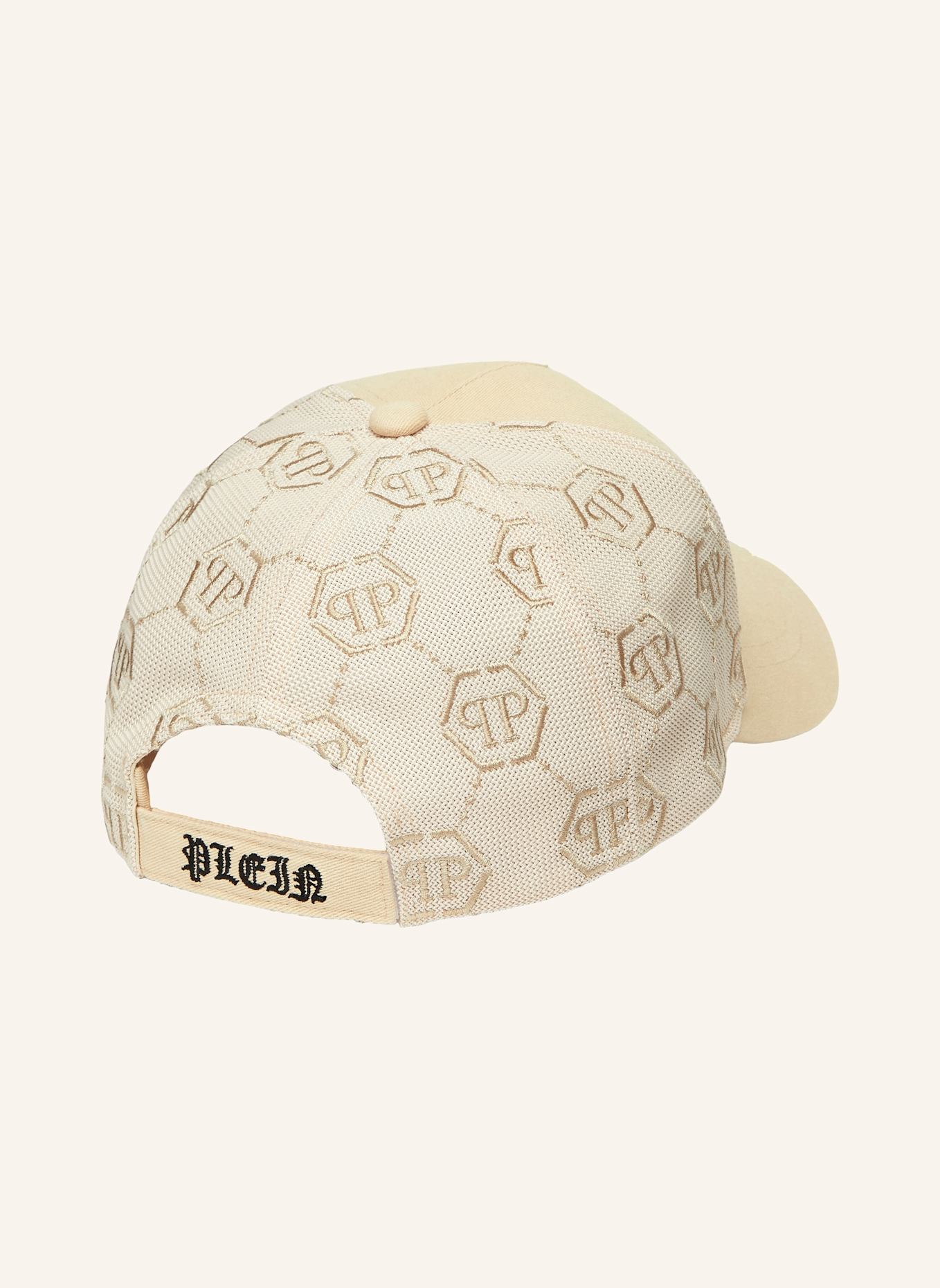 PHILIPP PLEIN Baseballkappe HEXAGON: BEIGE
