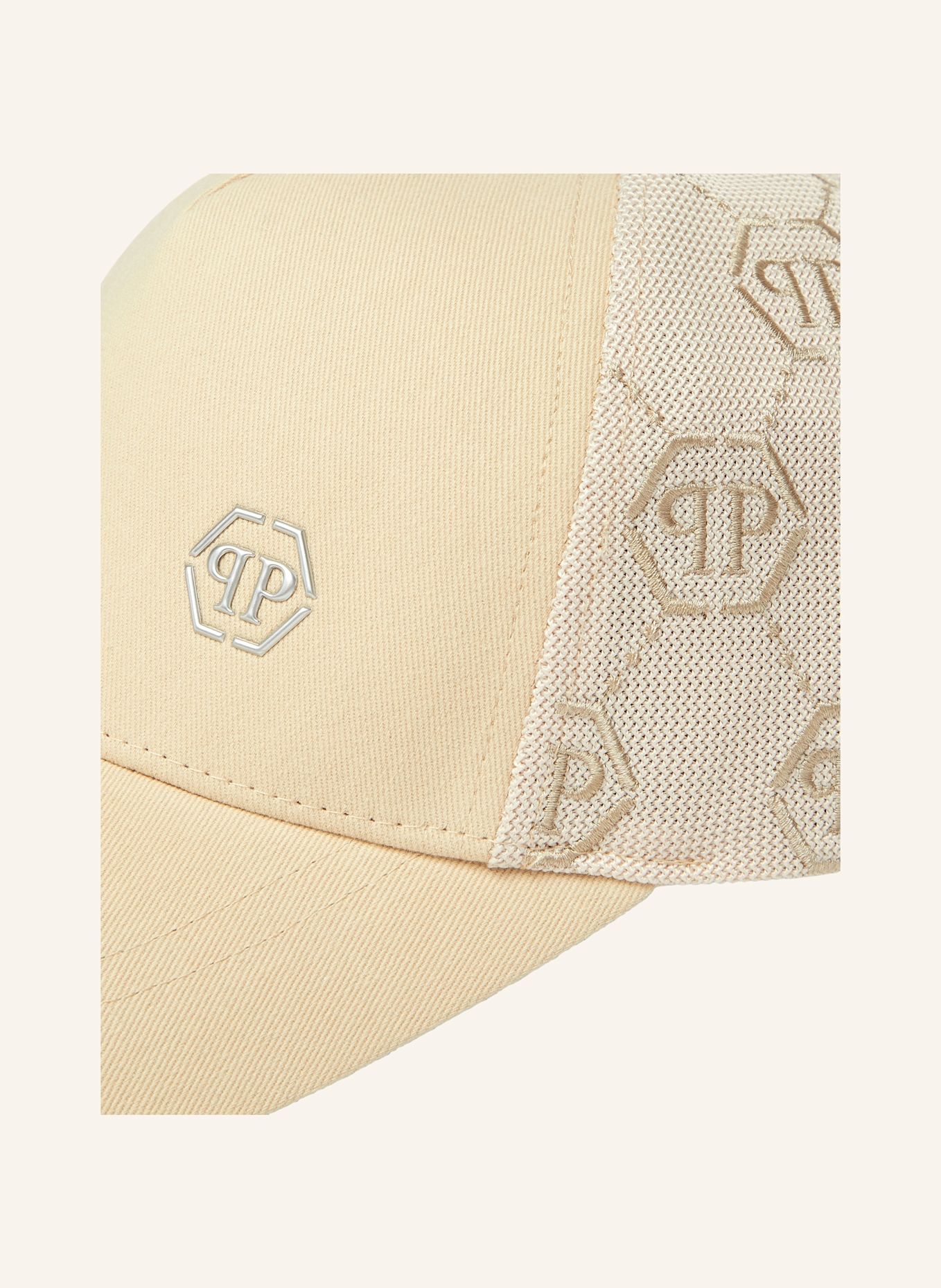 PHILIPP PLEIN Baseballkappe HEXAGON: BEIGE