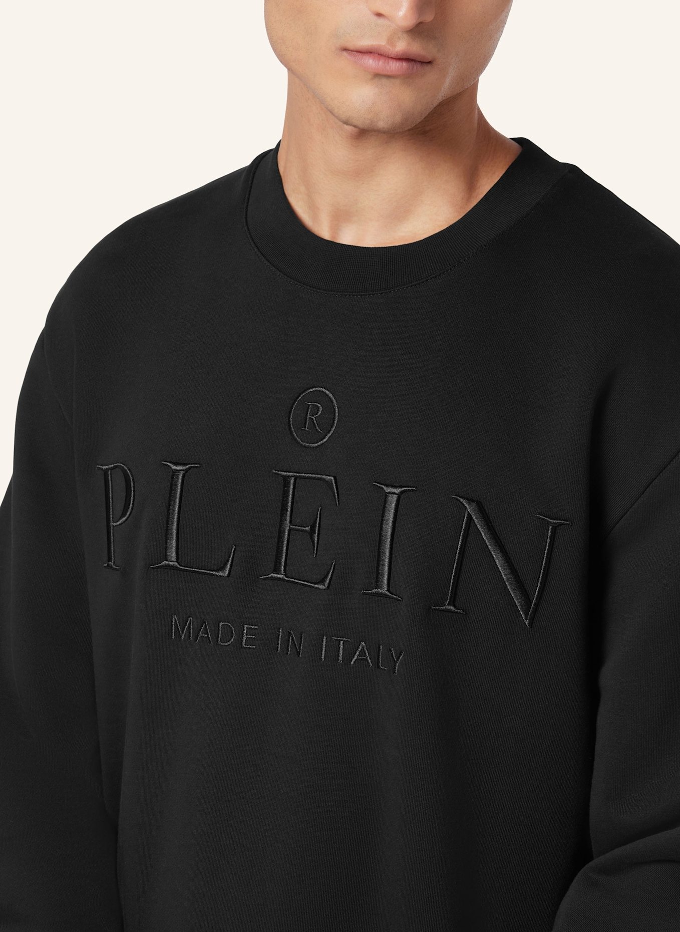 PHILIPP PLEIN Sweatshirt Ls PHILIPP PLEIN TM: SCHWARZ