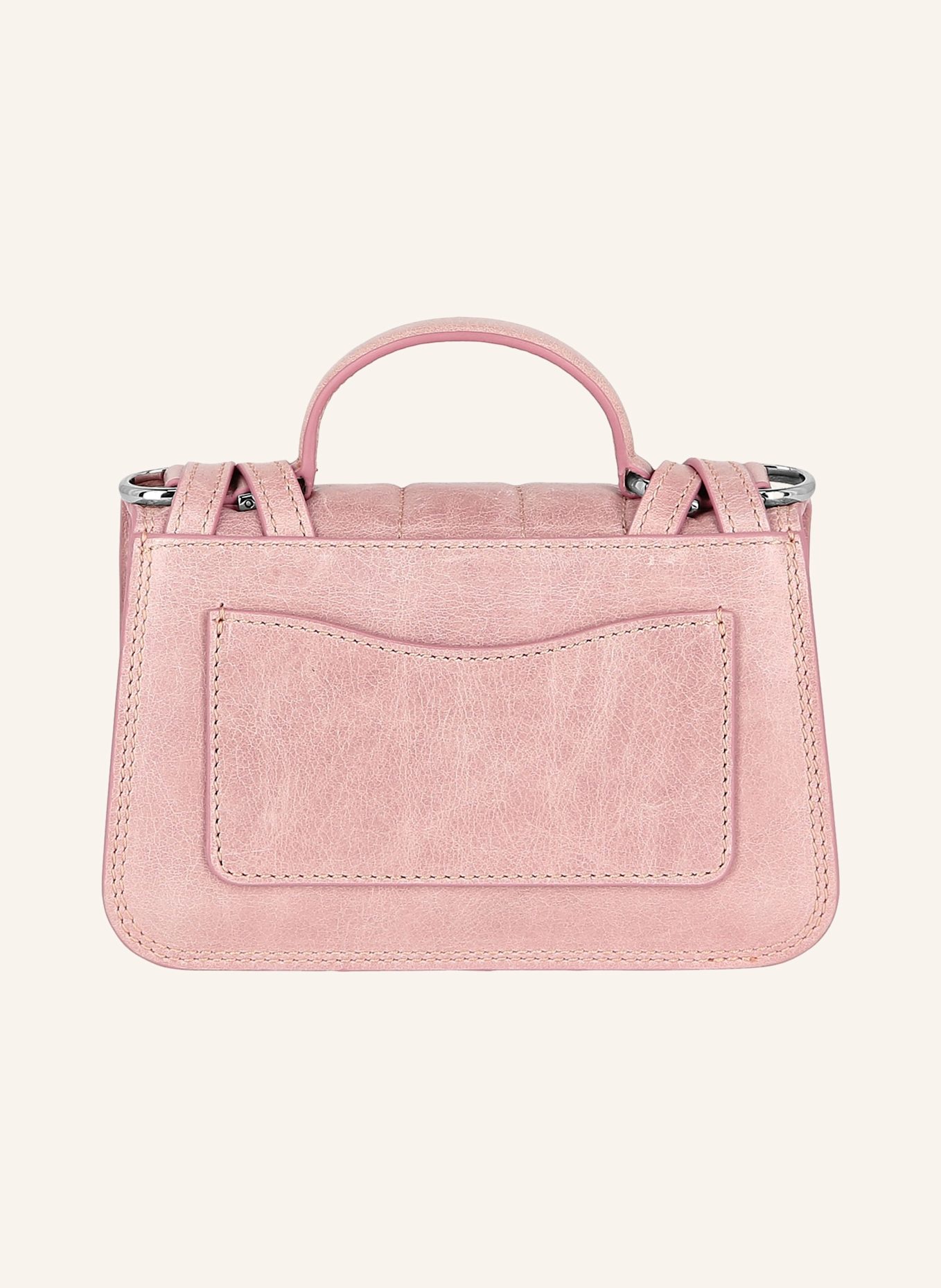 PHILIPP PLEIN Henkeltasche HEXAGON: ROSÉGOLD/ SCHWARZ