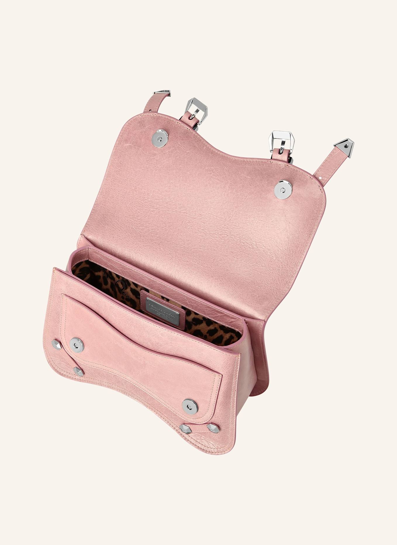 PHILIPP PLEIN Henkeltasche HEXAGON: ROSÉGOLD/ SCHWARZ