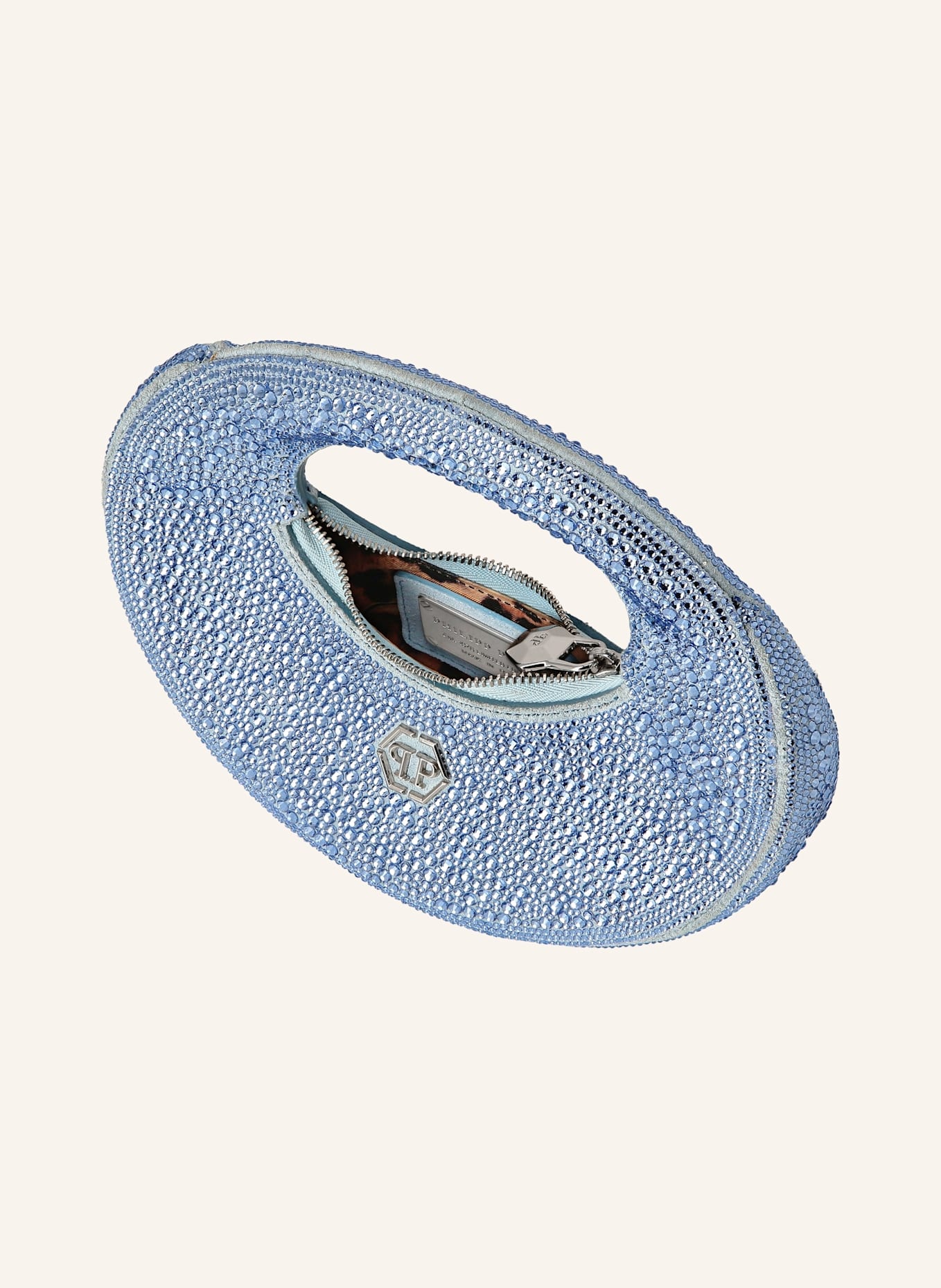 PHILIPP PLEIN Henkel Tasche: HELLBLAU