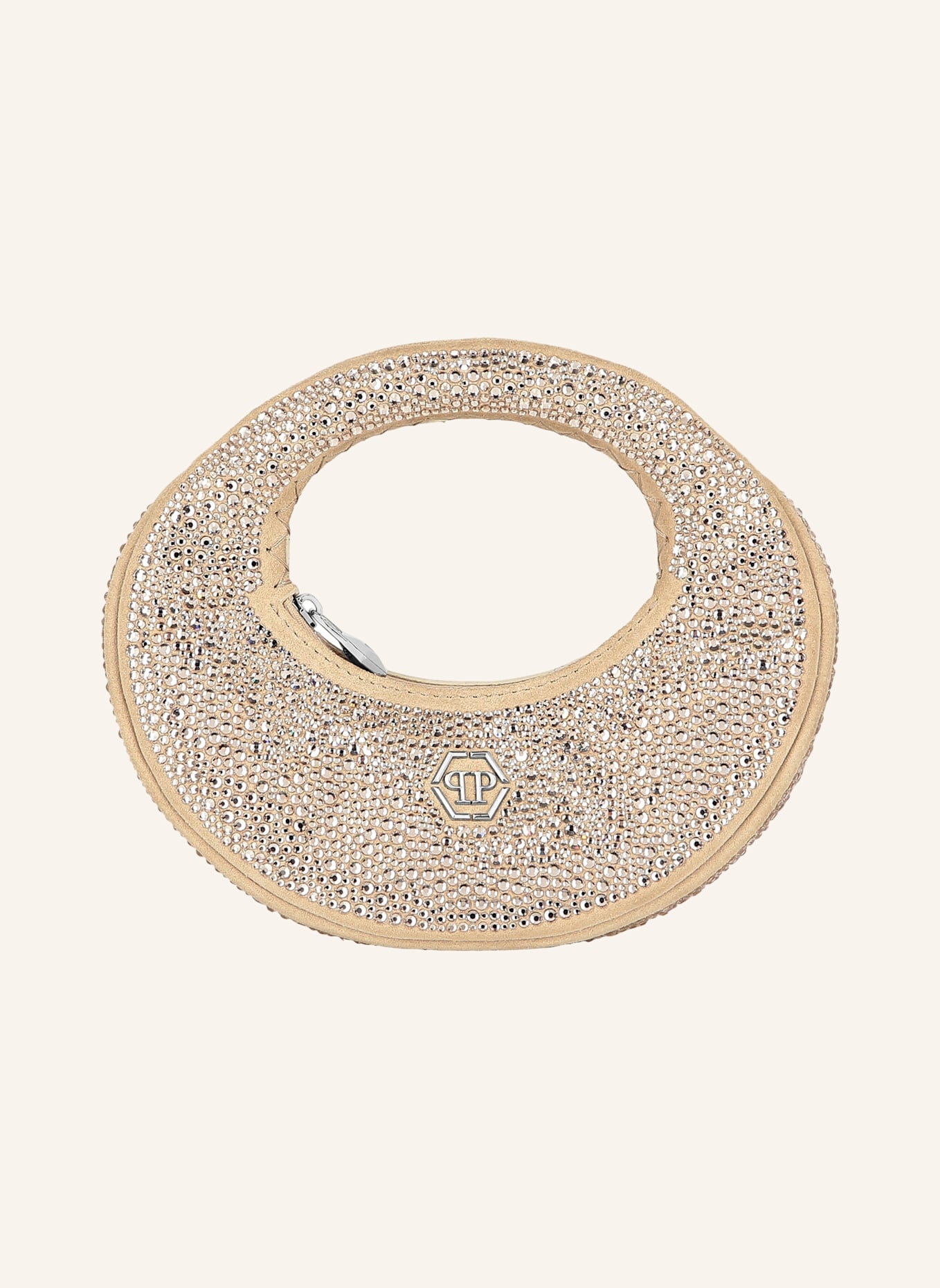 PHILIPP PLEIN Henkel Tasche: BEIGE