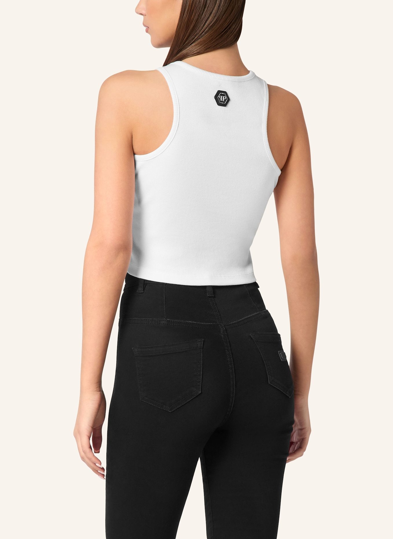 PHILIPP PLEIN Tank-Top CHERRIES: WEISS