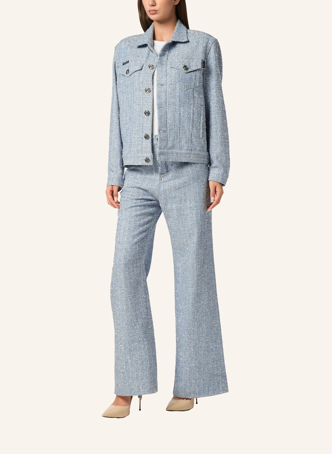 PHILIPP PLEIN Jeansjacke: BLAU