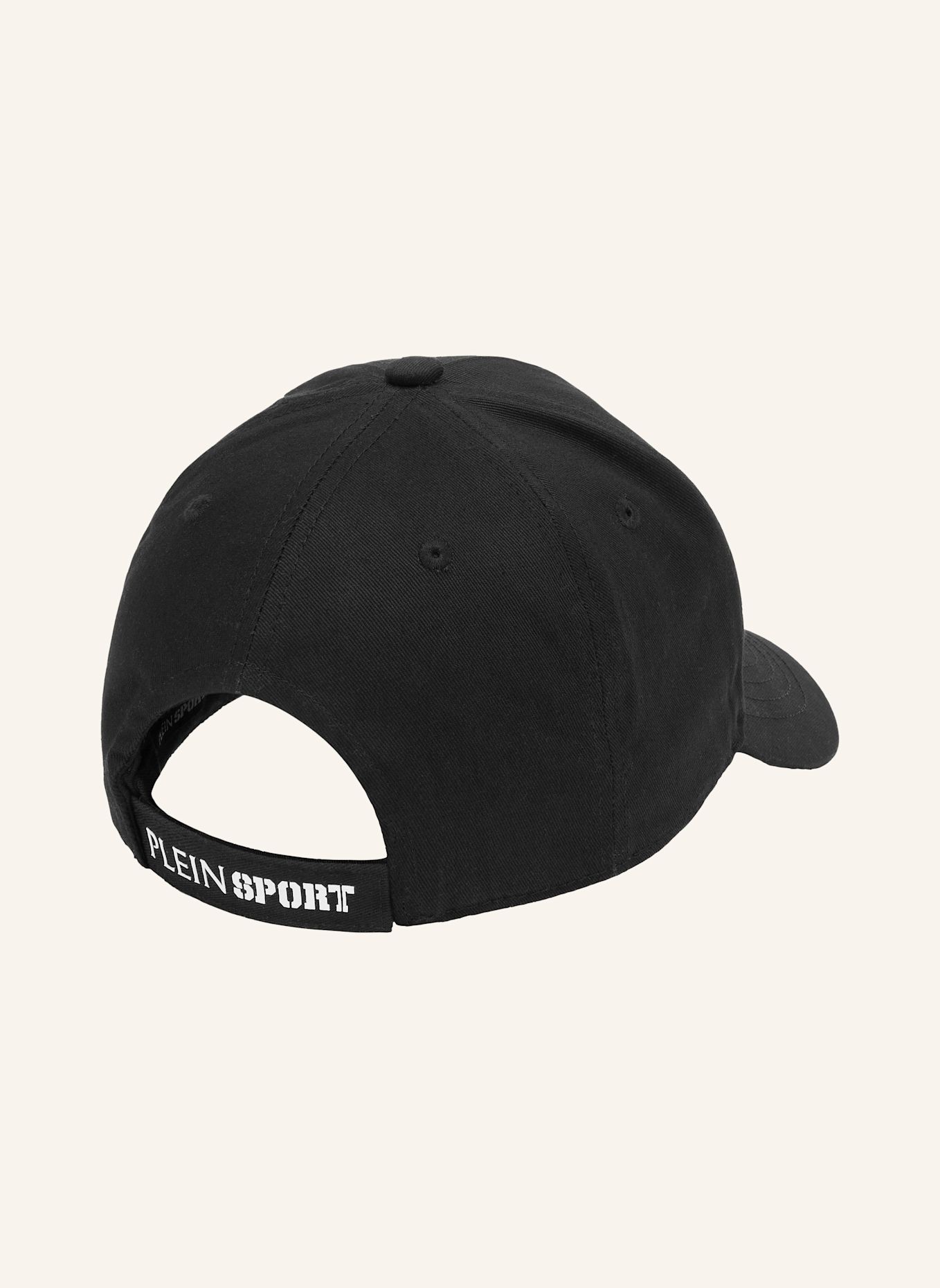 PLEIN SPORT Baseballkappe TIGER: SCHWARZ
