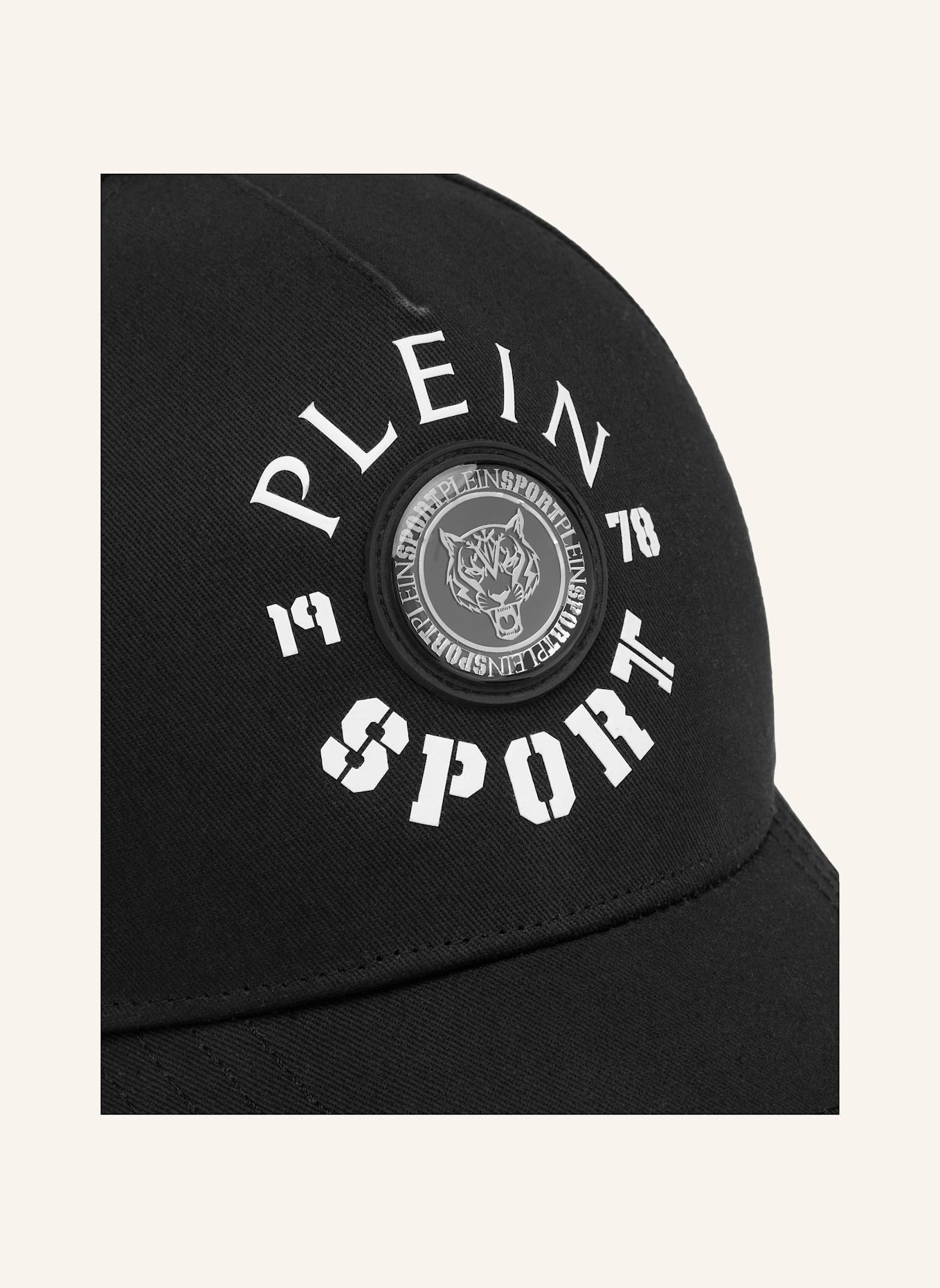 PLEIN SPORT Baseballkappe TIGER: SCHWARZ