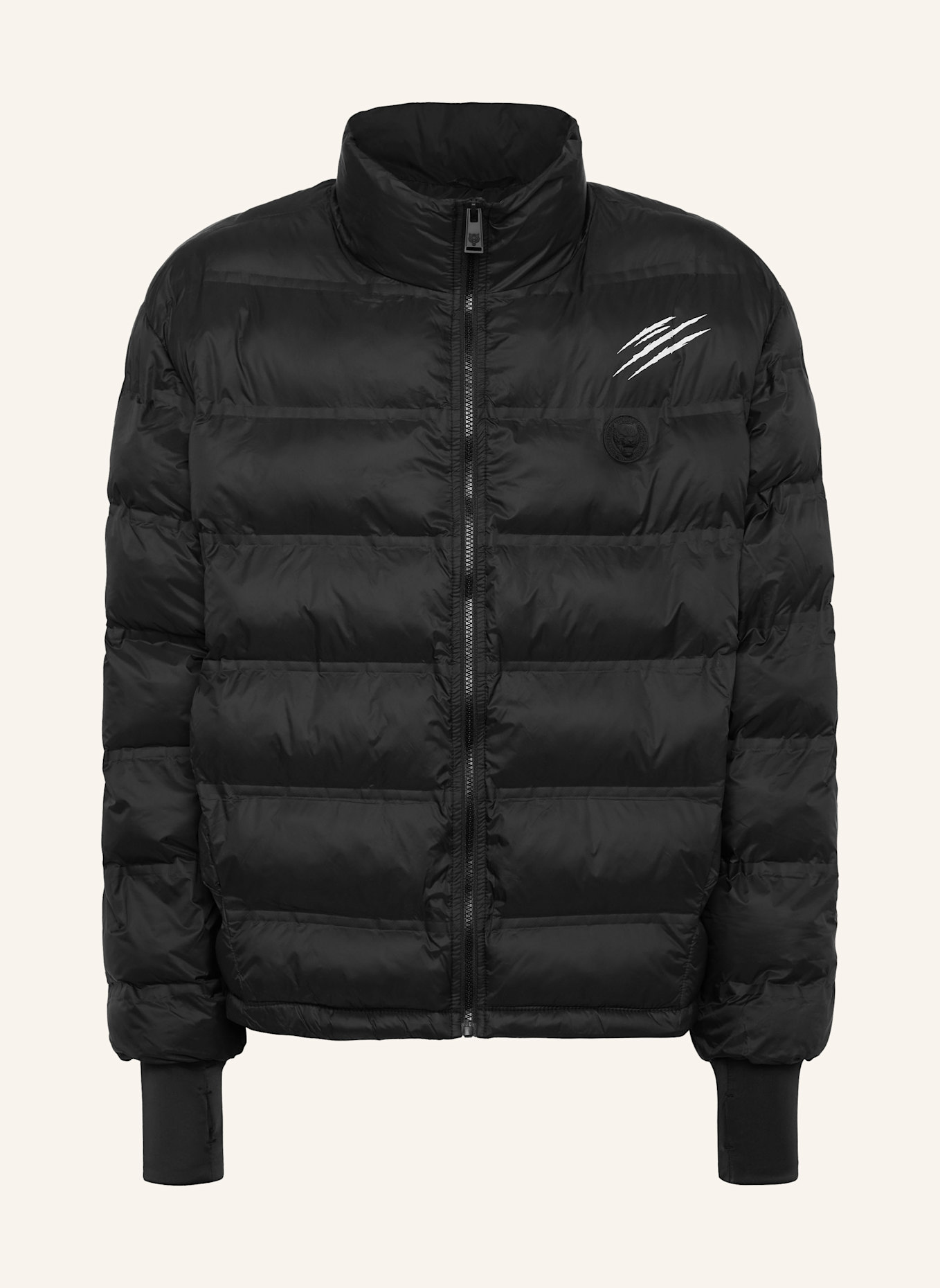PLEIN SPORT Daunenjacke SCRATCH: SCHWARZ