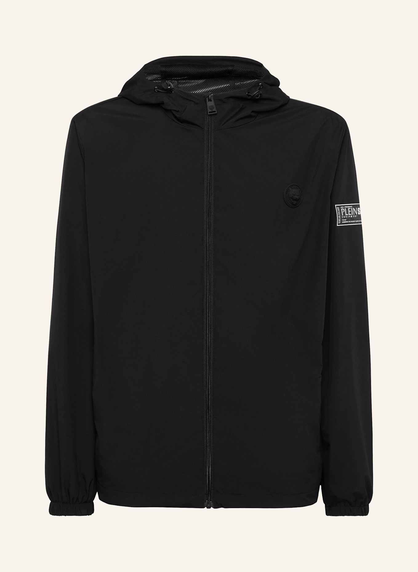 PLEIN SPORT Windbreaker: SCHWARZ