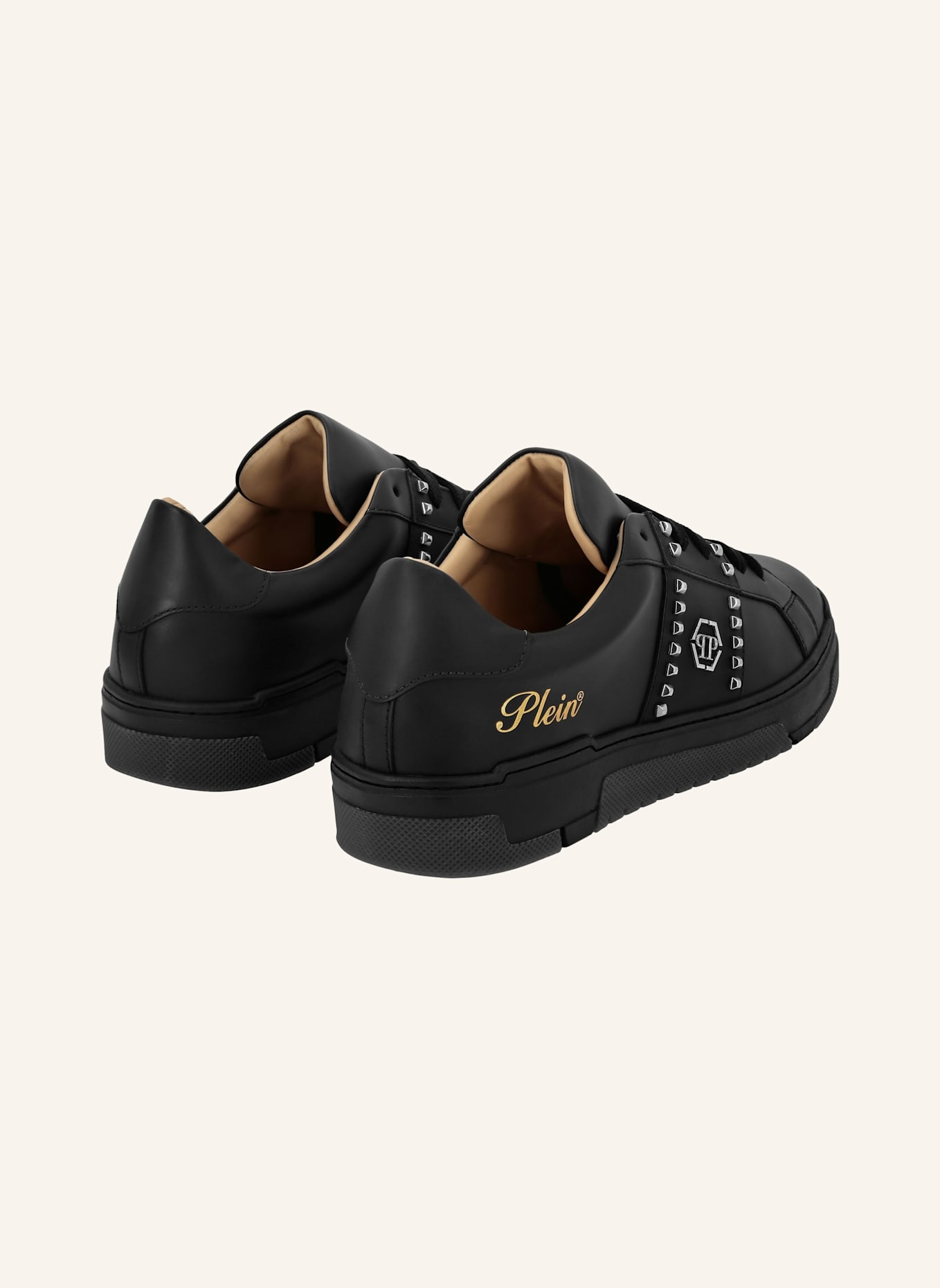 PHILIPP PLEIN Lo-Top Turnschuhe: SCHWARZ