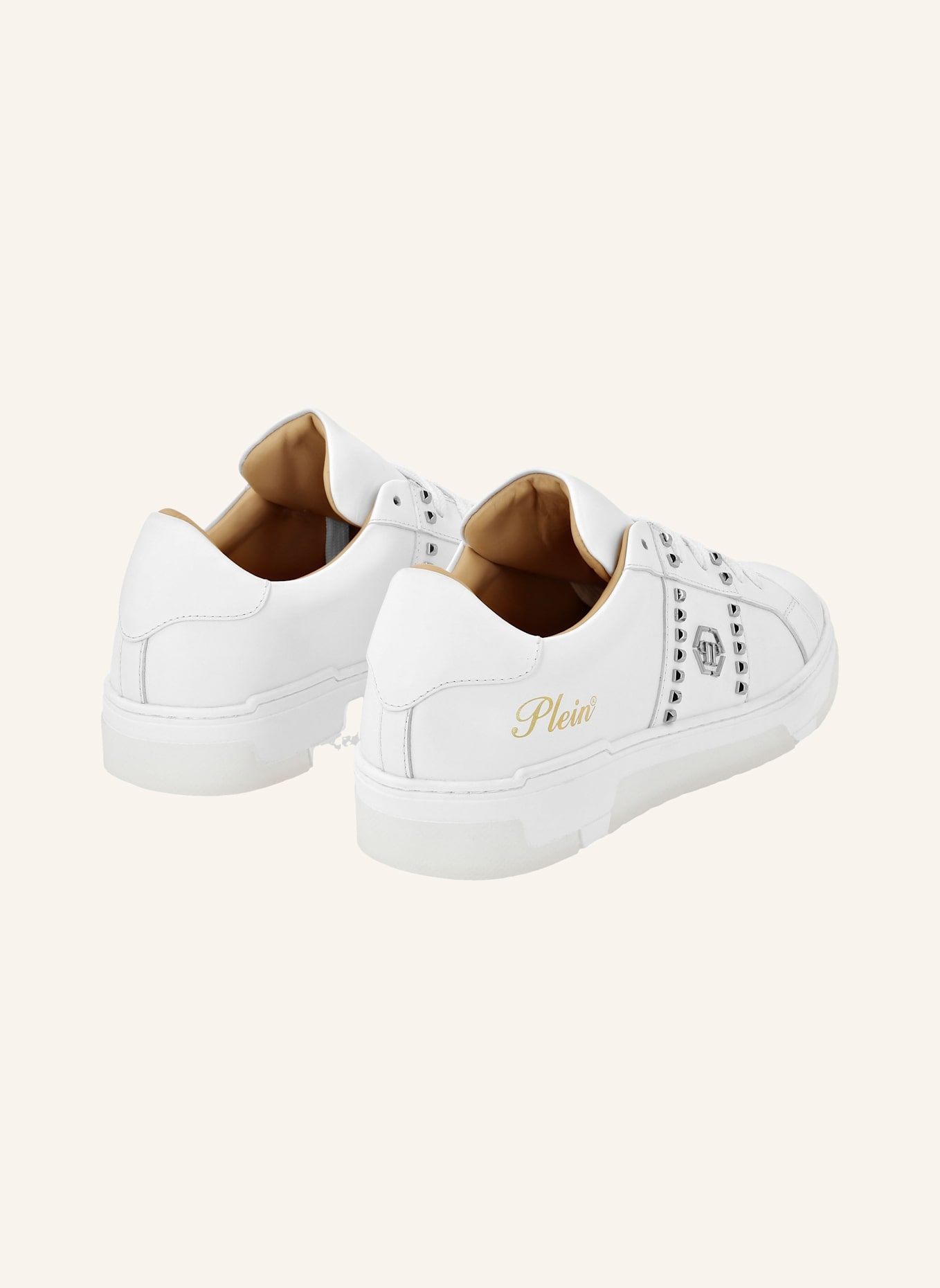 PHILIPP PLEIN Lo-Top Turnschuhe: WEISS