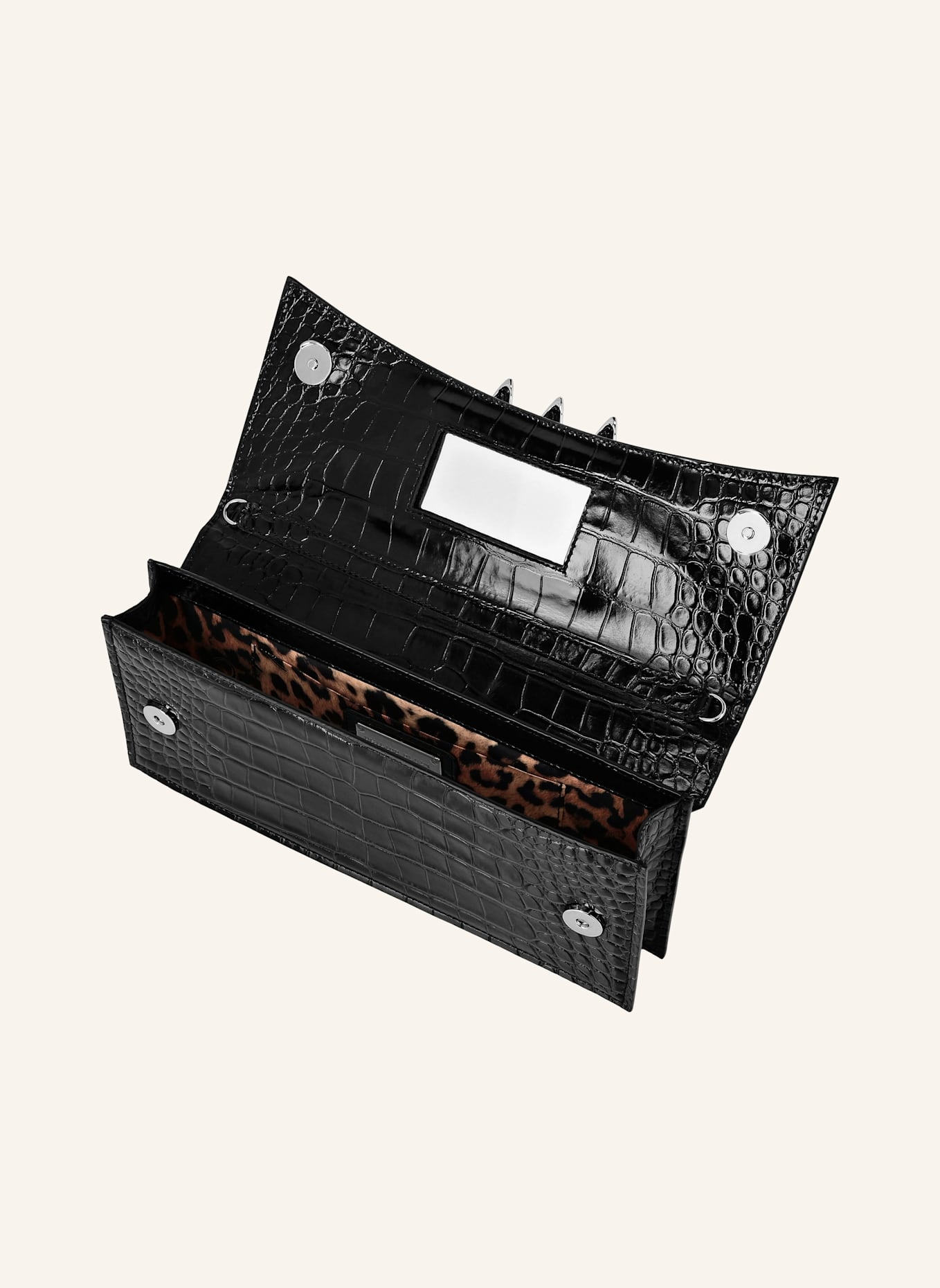 PHILIPP PLEIN Umhängetasche SKULL: SCHWARZ