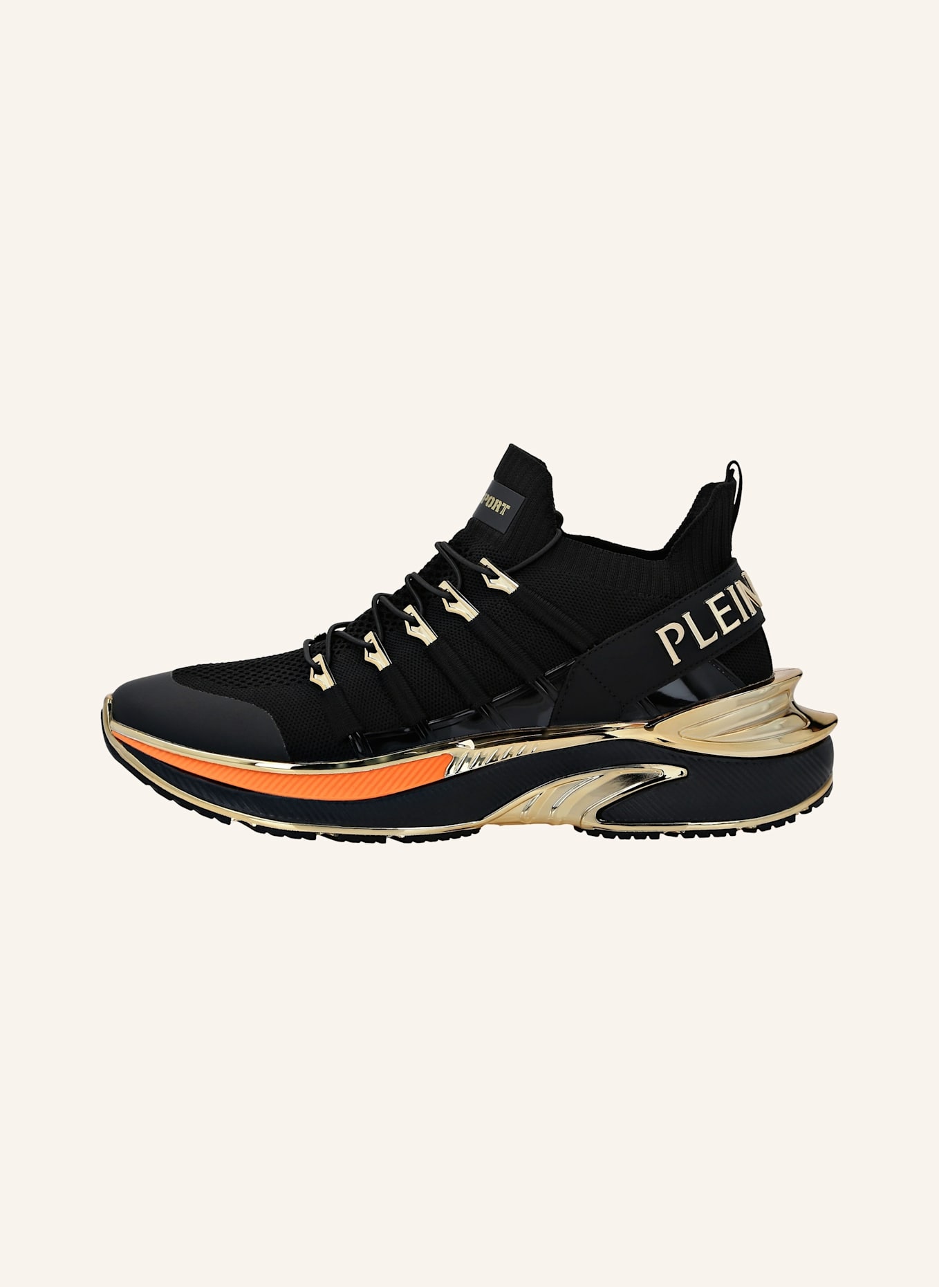 PLEIN SPORT Runner Sneaker CHROME SURFER: SCHWARZ