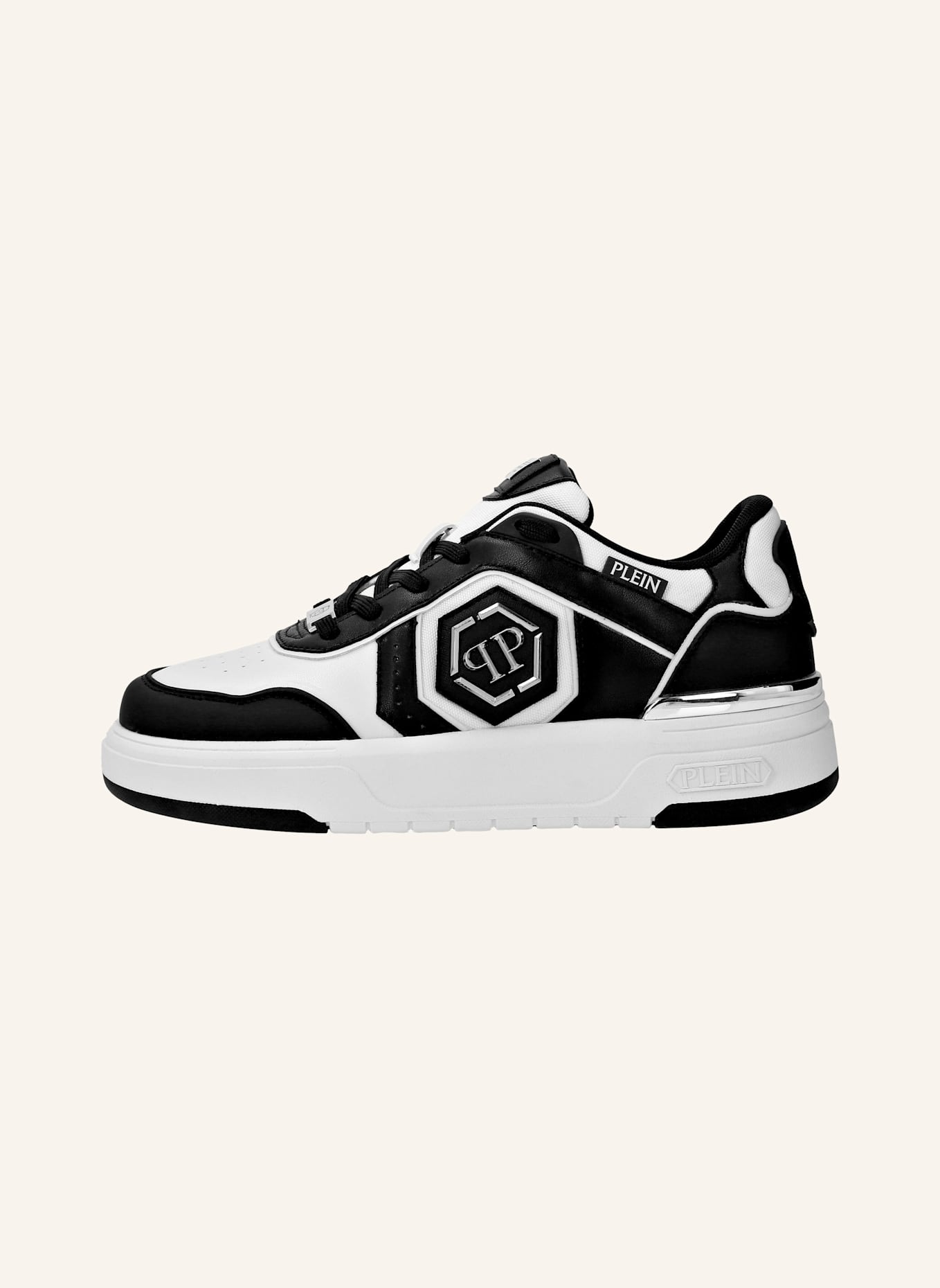 PHILIPP PLEIN Low-Top Turnschuhe PREDATOR: SCHWARZ