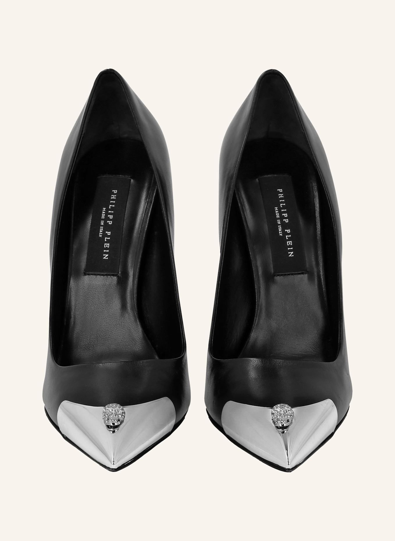 PHILIPP PLEIN Dekolleté Hi-Heels SKULL: SCHWARZ