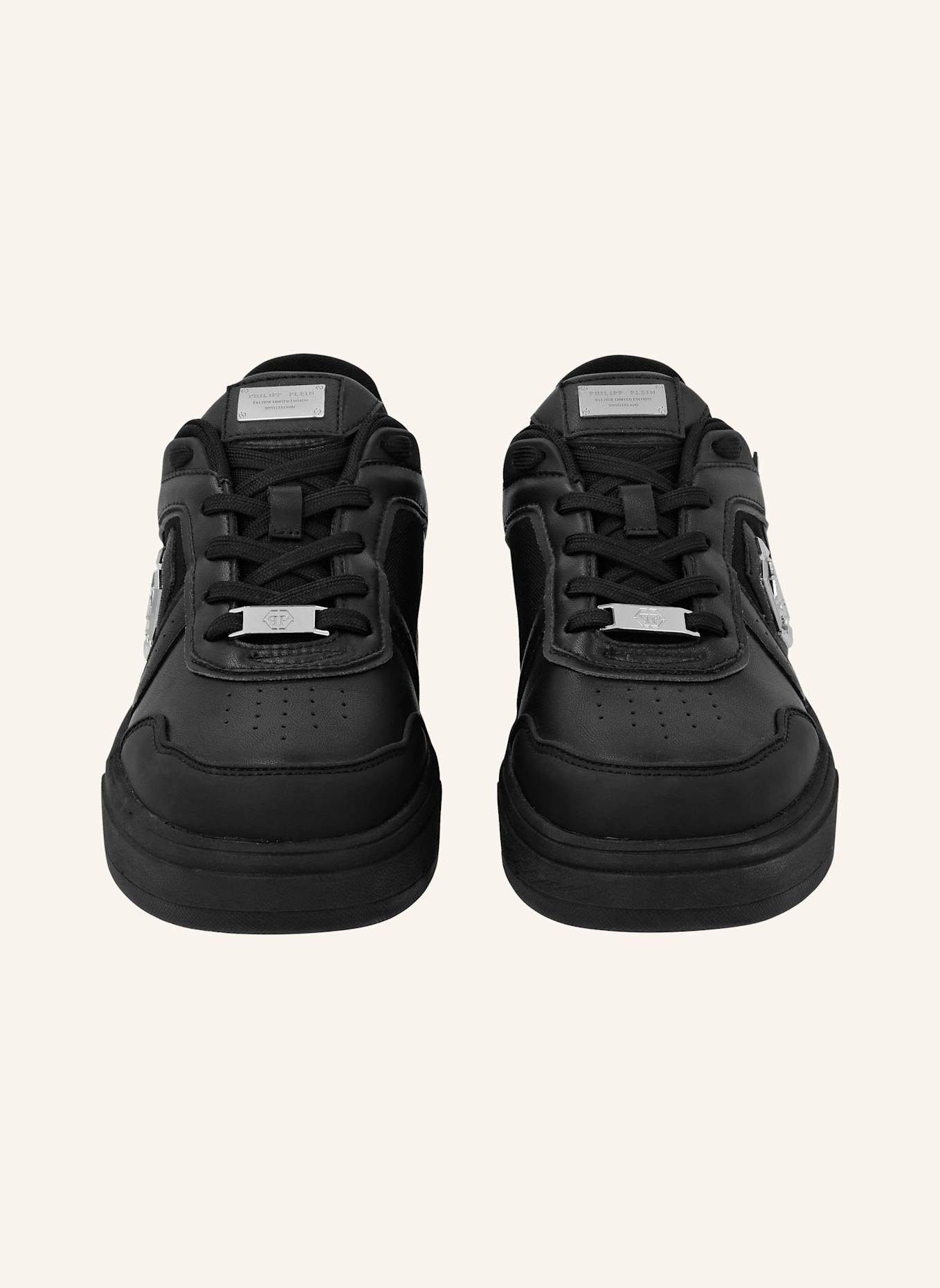 PHILIPP PLEIN Low-Top Turnschuhe PREDATOR: SCHWARZ
