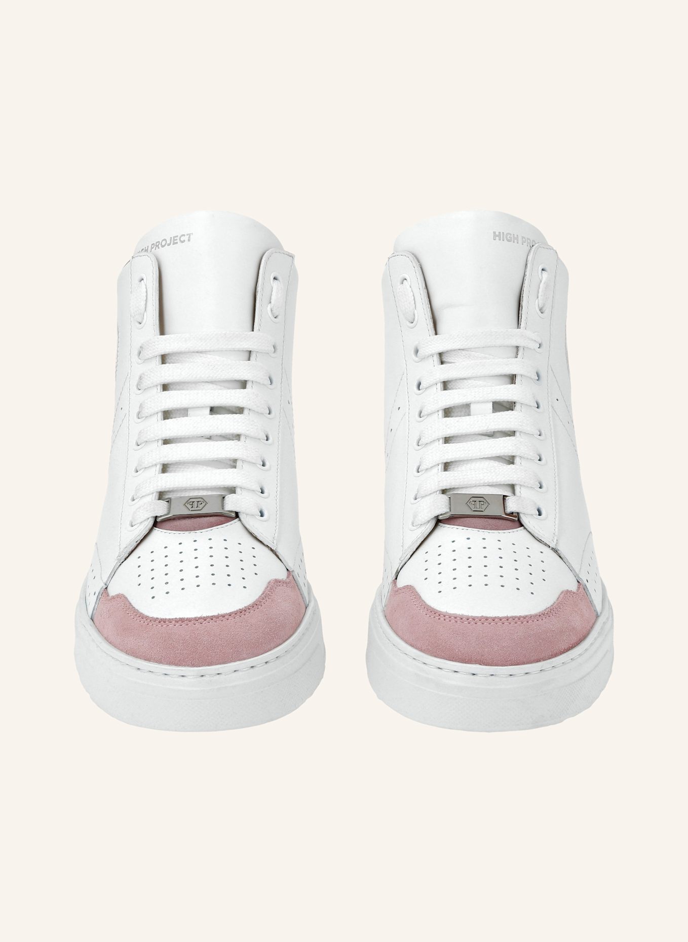 PHILIPP PLEIN Mid-Top Turnschuhe HEXAGON: ROSA