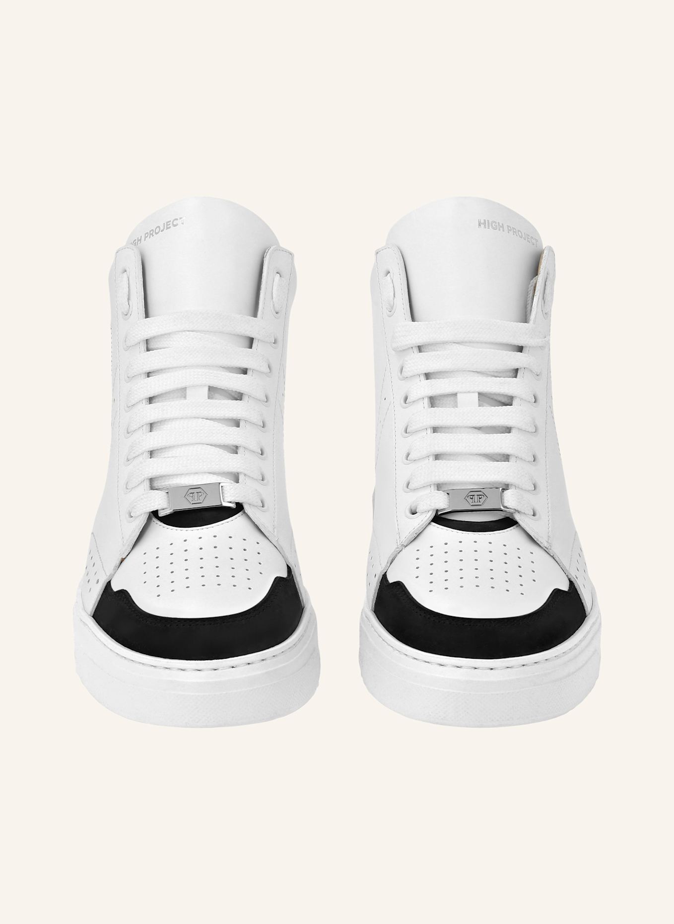 PHILIPP PLEIN Mid-Top Turnschuhe HEXAGON: SCHWARZ