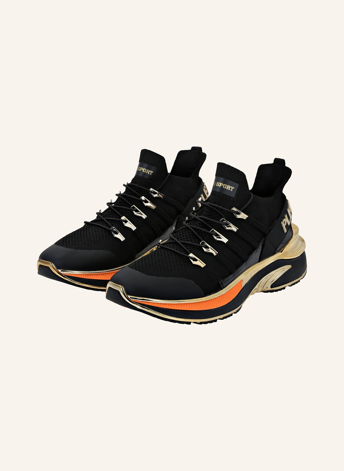 PLEIN SPORT Runner Sneaker CHROME SURFER: SCHWARZ