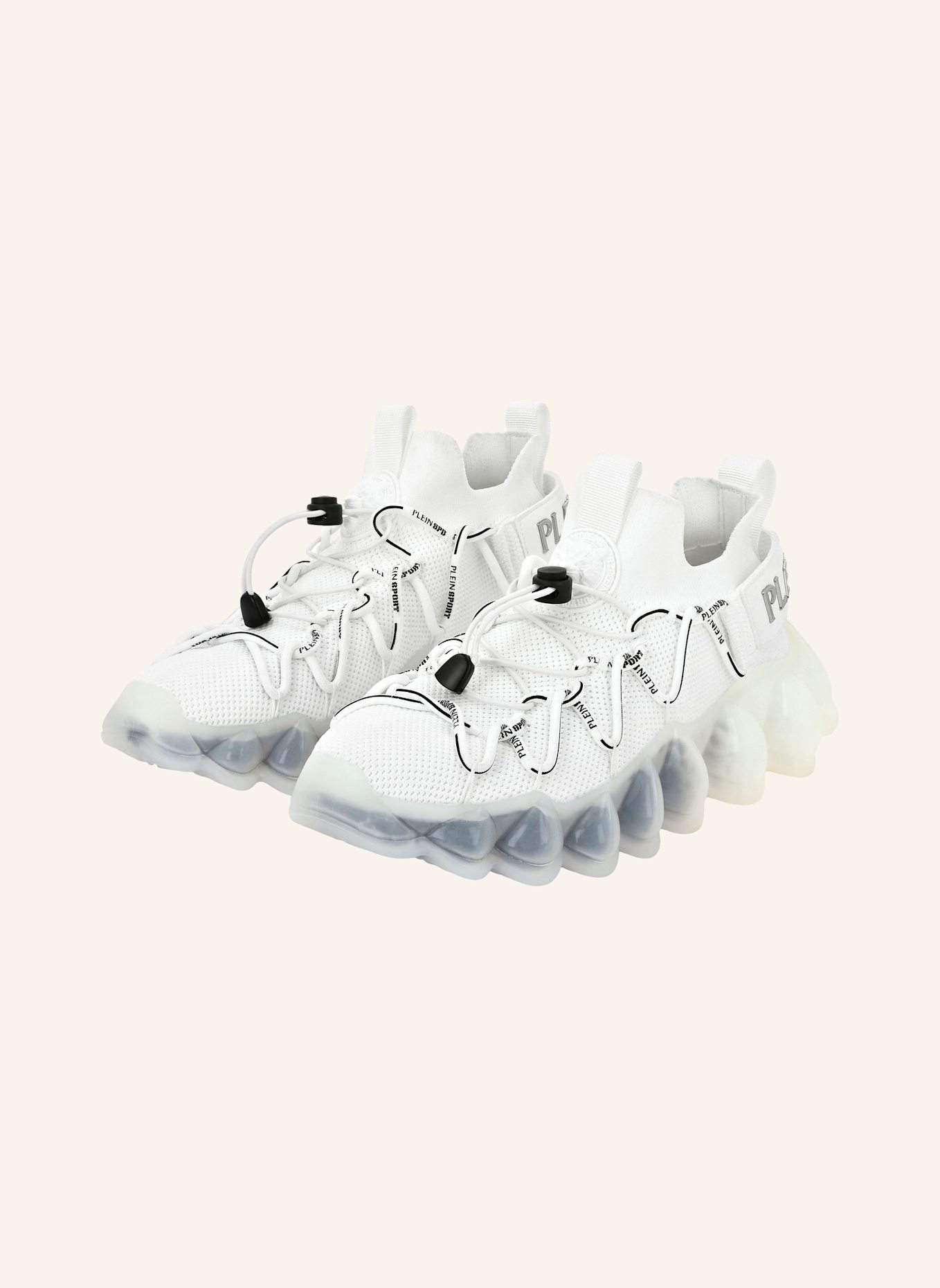 PLEIN SPORT Runner Sneaker THE BUBBLE GEN.X.02 TIGER: WEISS