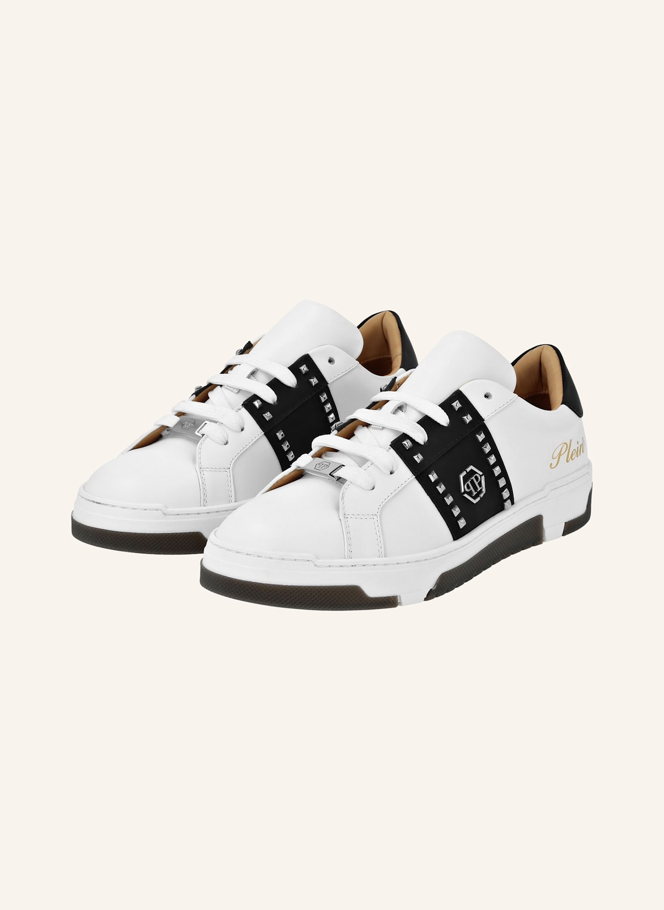 PHILIPP PLEIN Lo-Top Turnschuhe: SCHWARZ