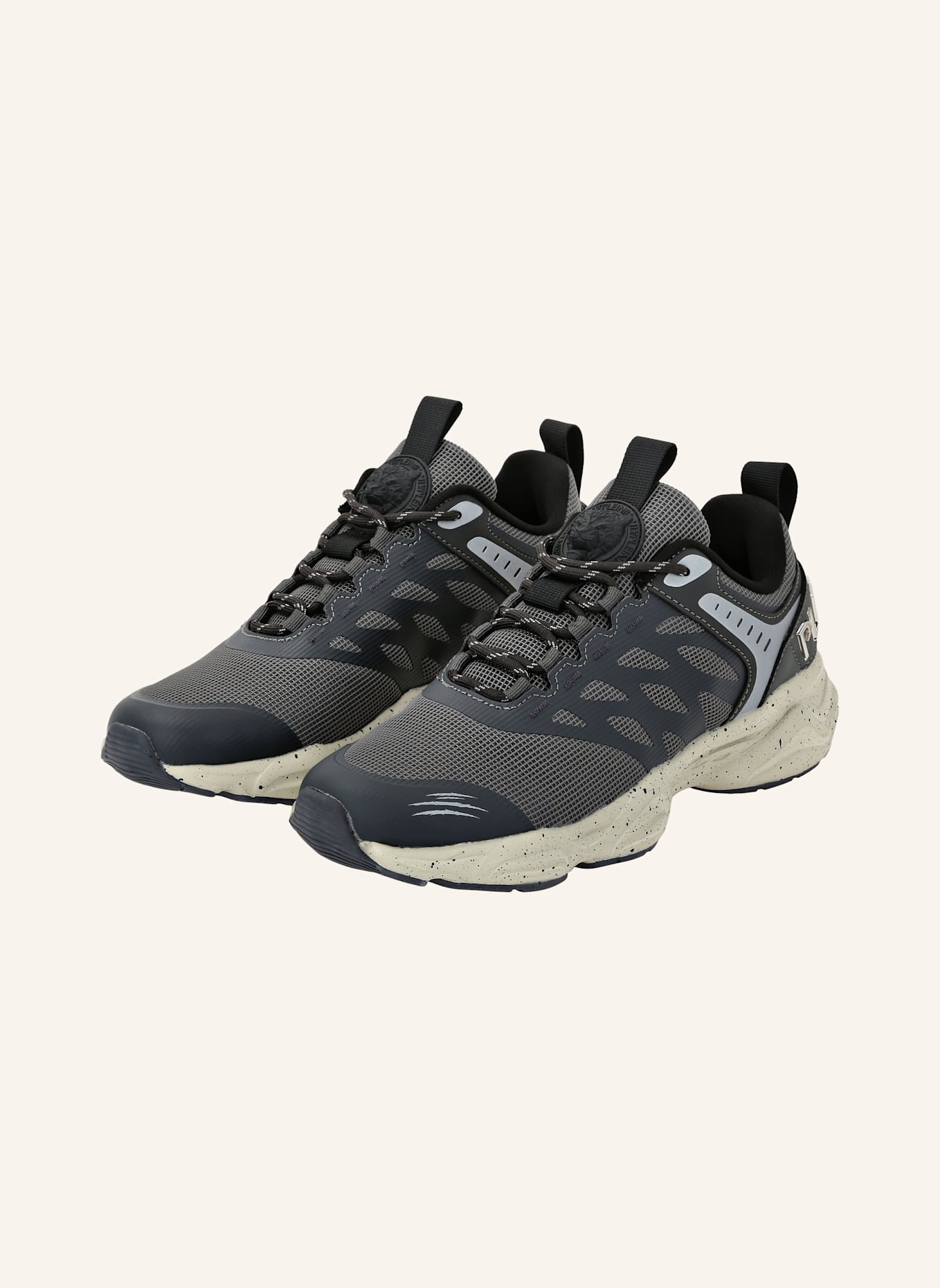 PLEIN SPORT Running-Sneaker SCRATCH: GRAU / DUNKELGRAU