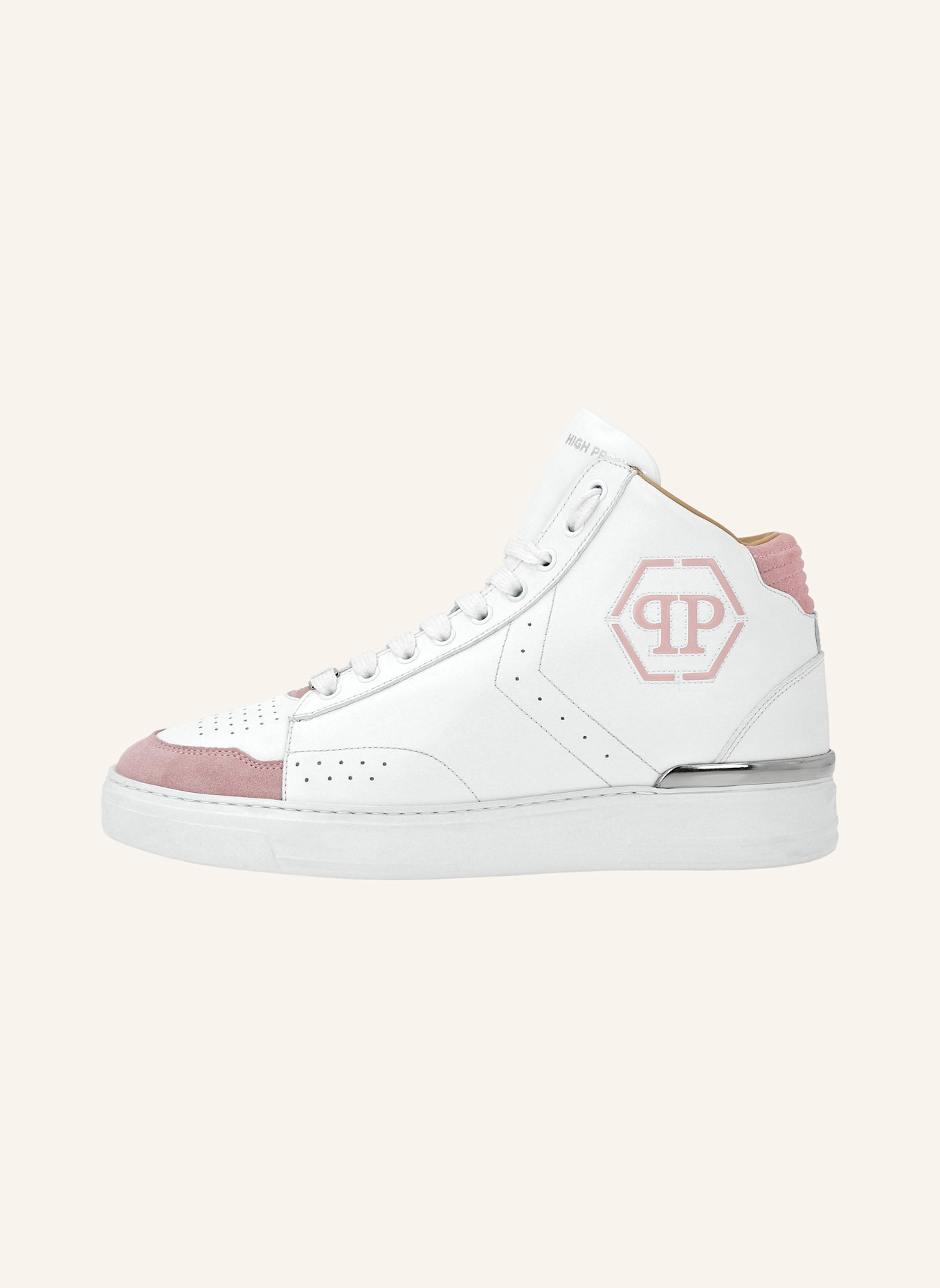 PHILIPP PLEIN Mid-Top Turnschuhe HEXAGON: ROSA