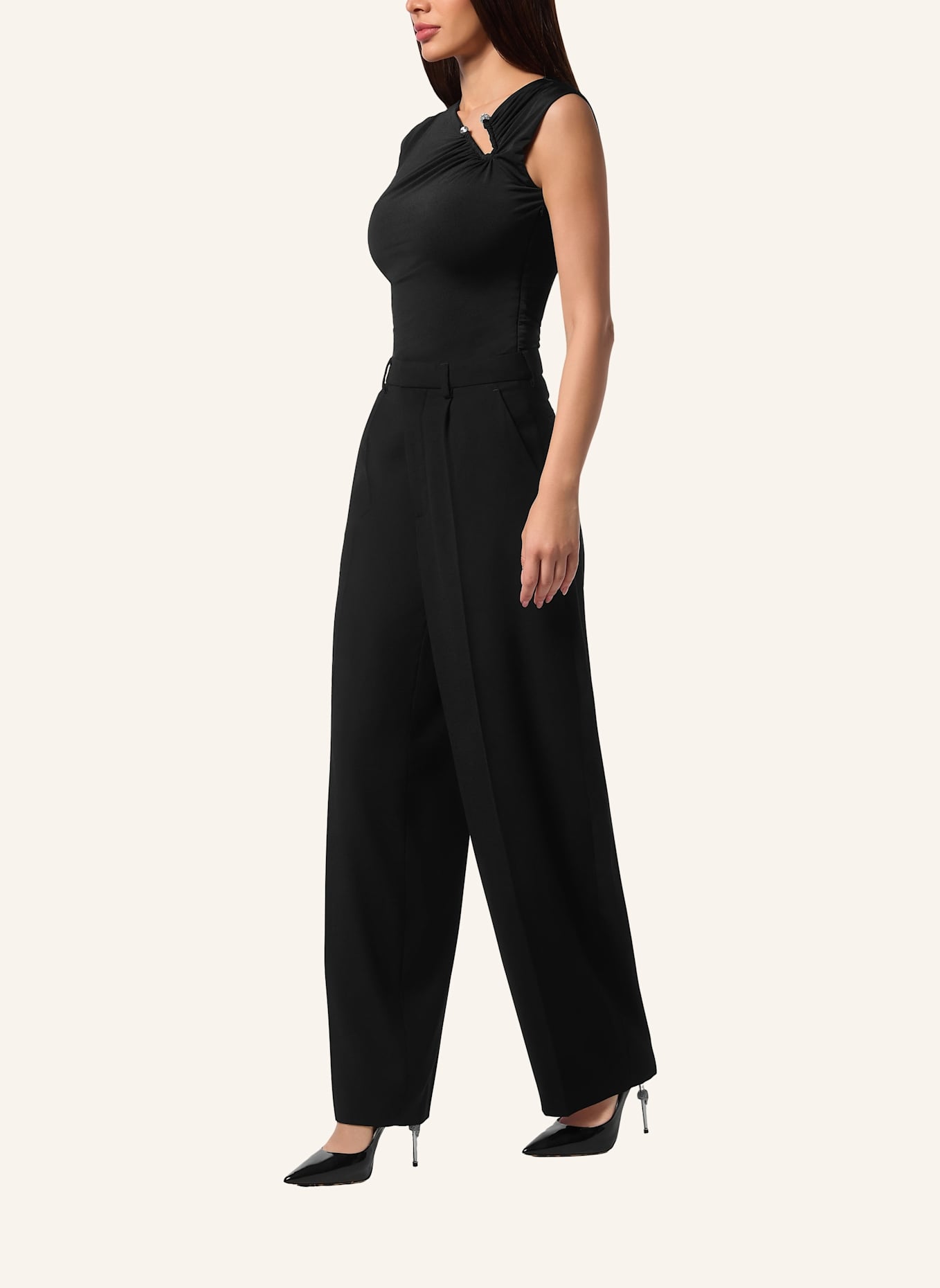 PHILIPP PLEIN Lange Hosen: SCHWARZ