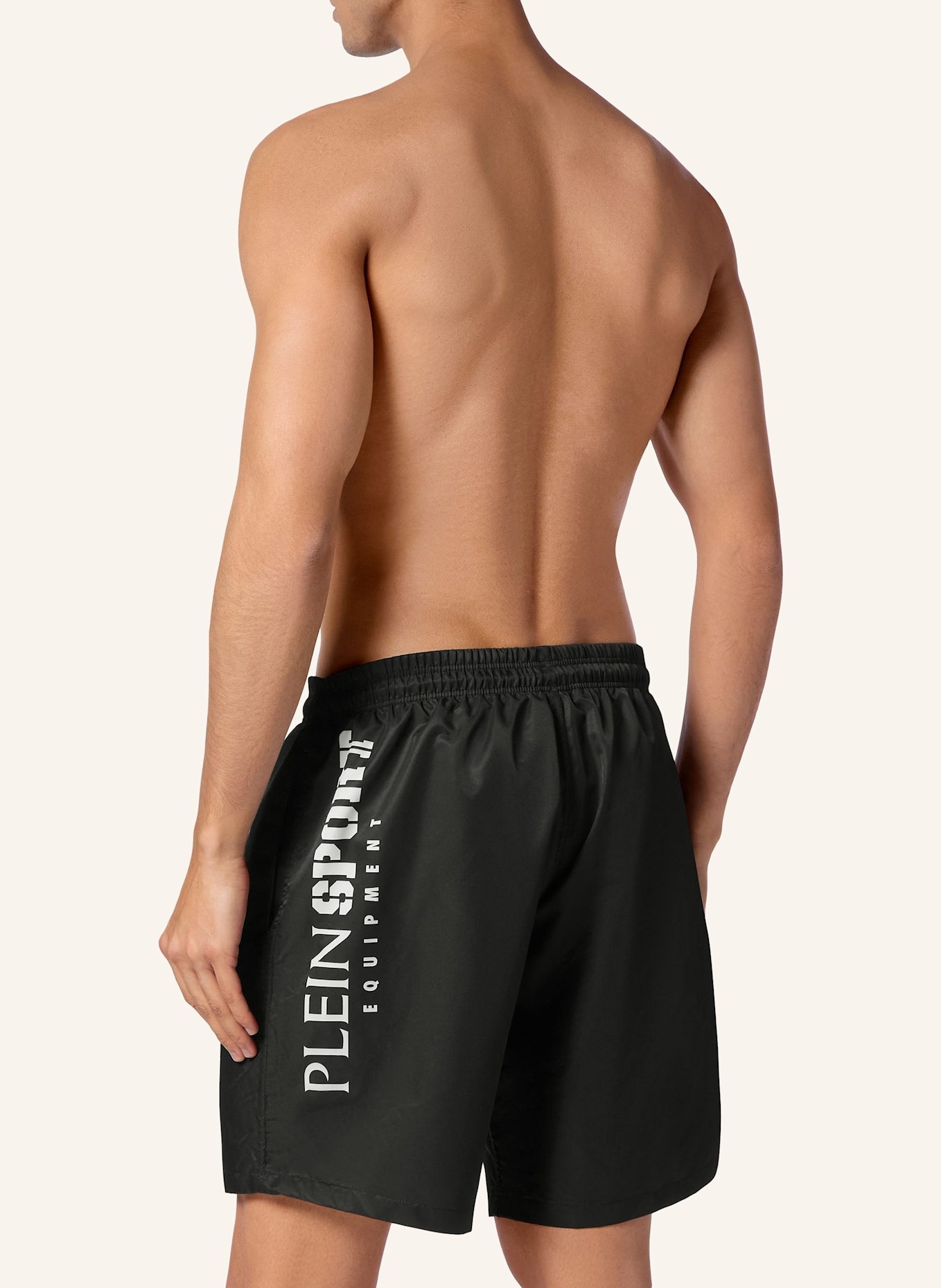 PLEIN SPORT Badehose: SCHWARZ