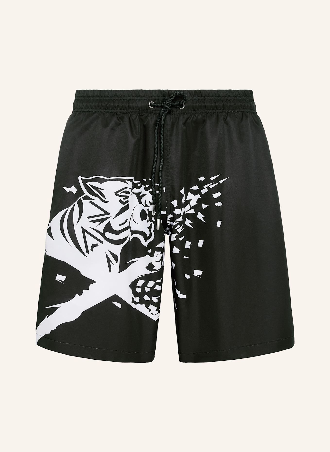 PLEIN SPORT Badehose: SCHWARZ