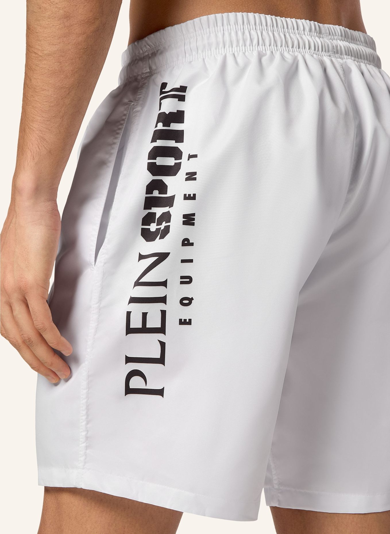 PLEIN SPORT Badehose: WEISS