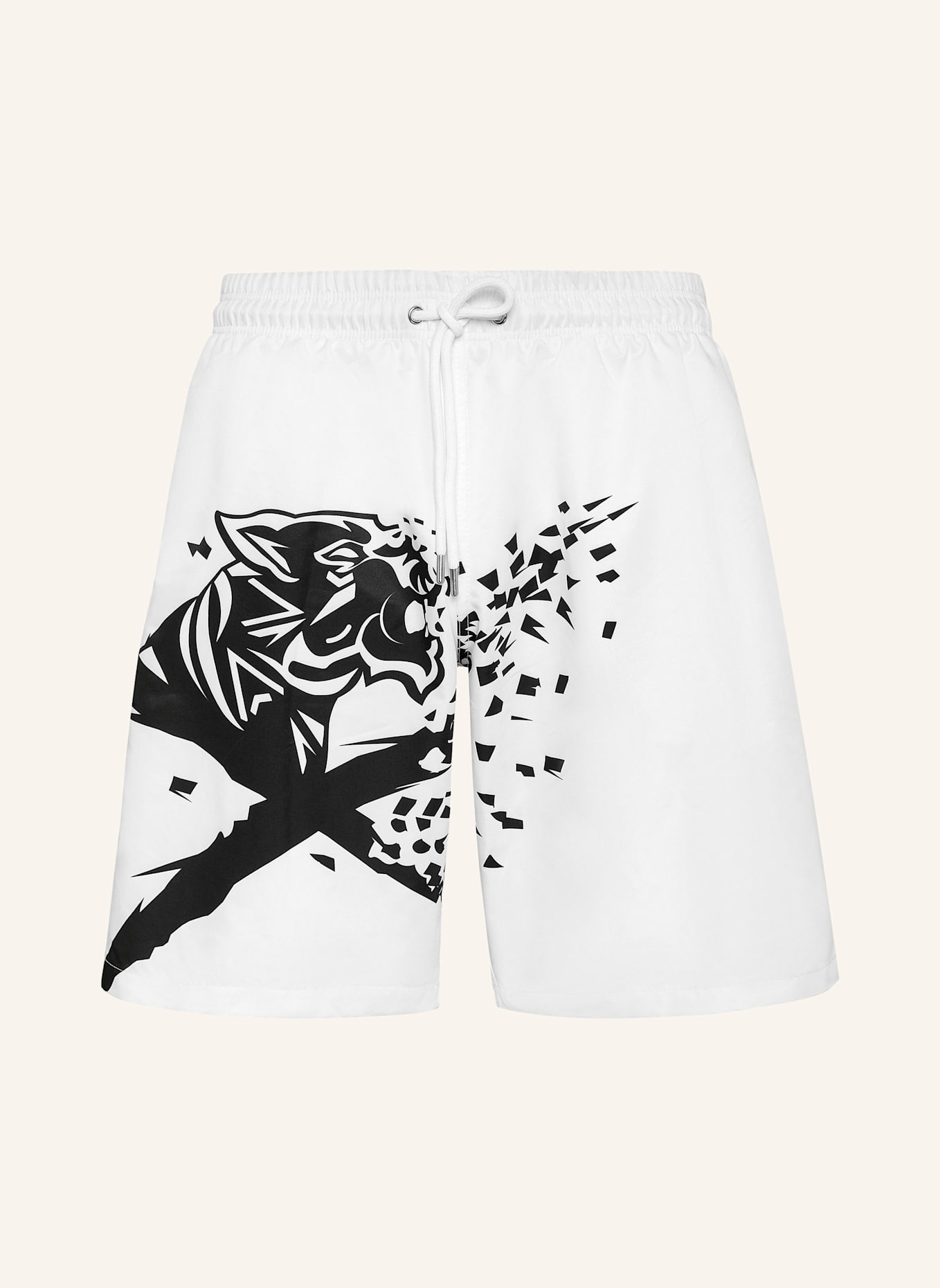 PLEIN SPORT Badehose: WEISS