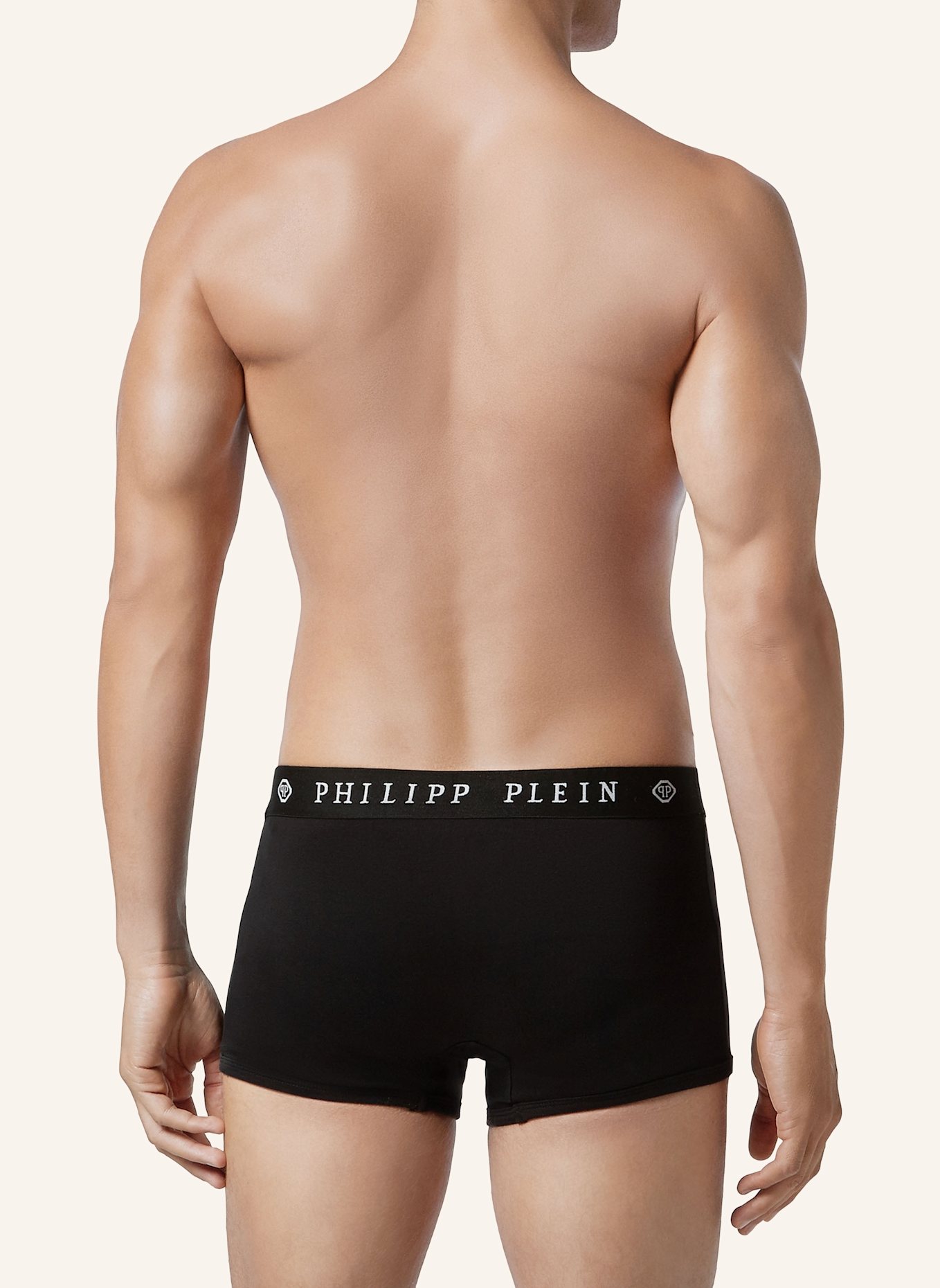 PHILIPP PLEIN Boxer SKULL: SCHWARZ