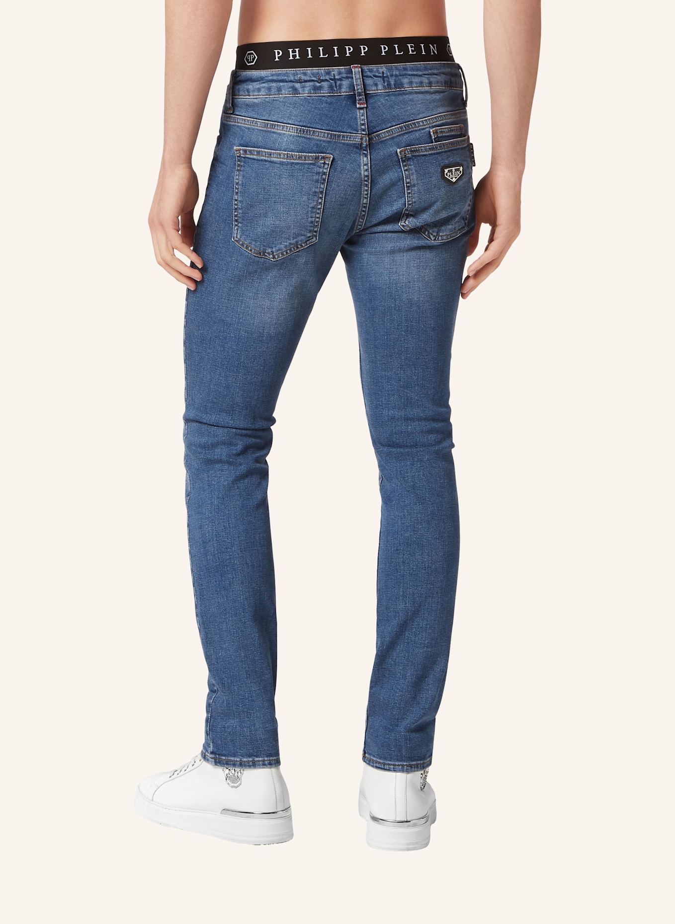 PHILIPP PLEIN Jeans Slim Fit: DUNKELBLAU