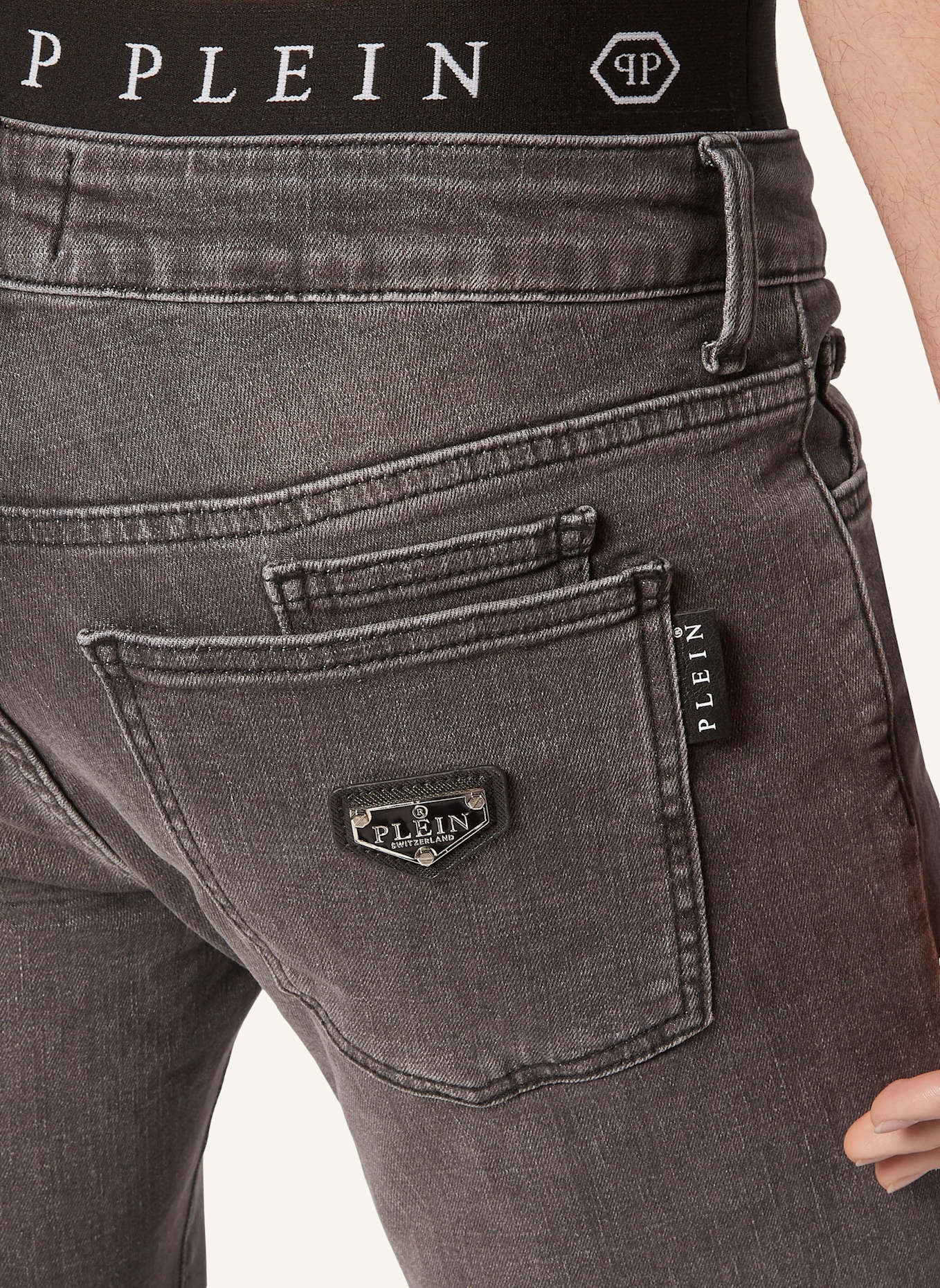 PHILIPP PLEIN Jeans Slim Fit: GRAU