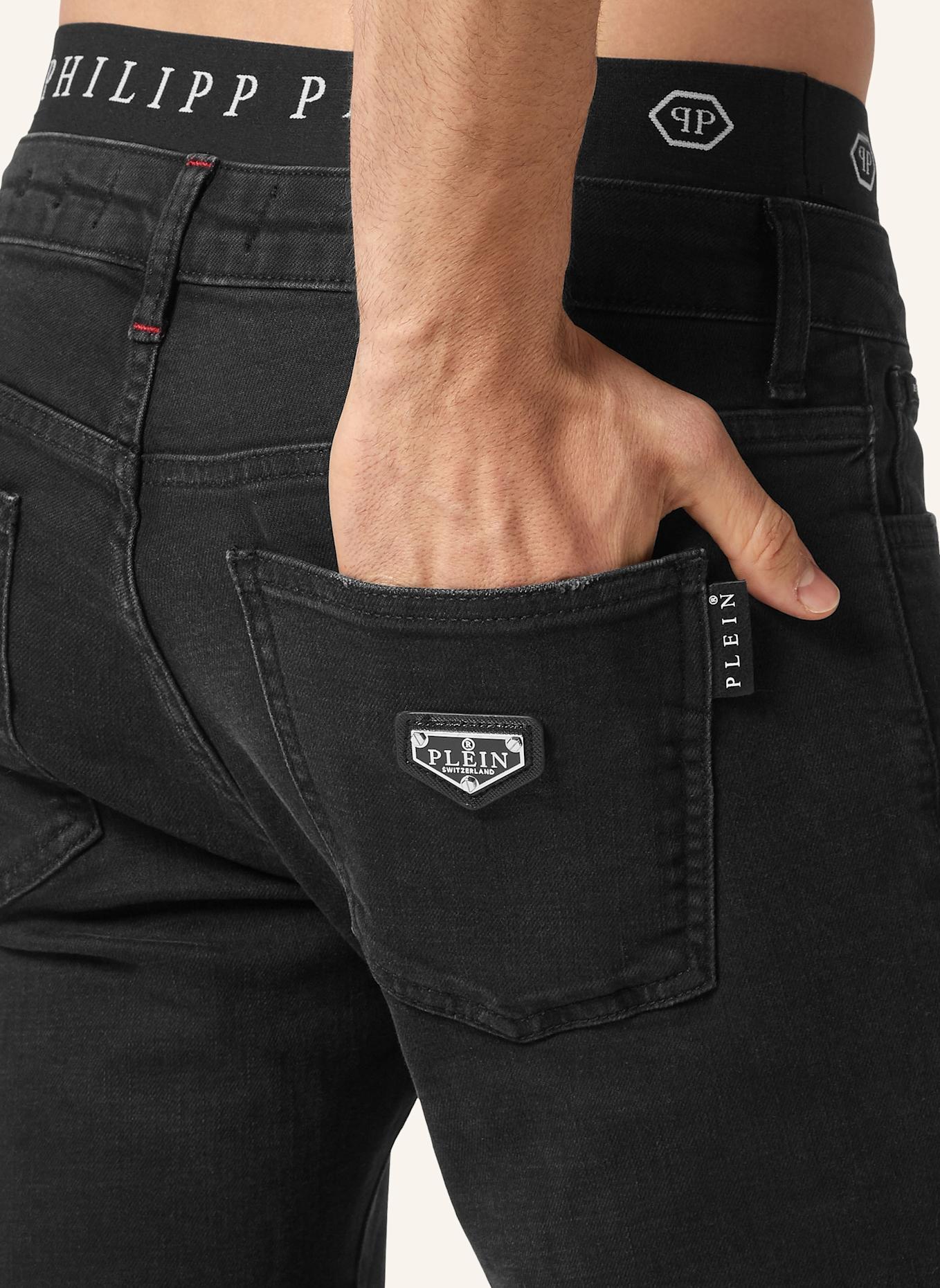 PHILIPP PLEIN Jeans Slim Fit: SCHWARZ