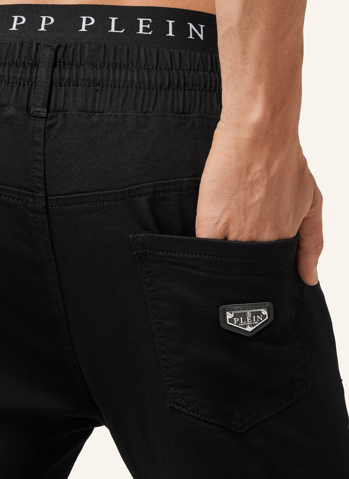 PHILIPP PLEIN Jeans: SCHWARZ
