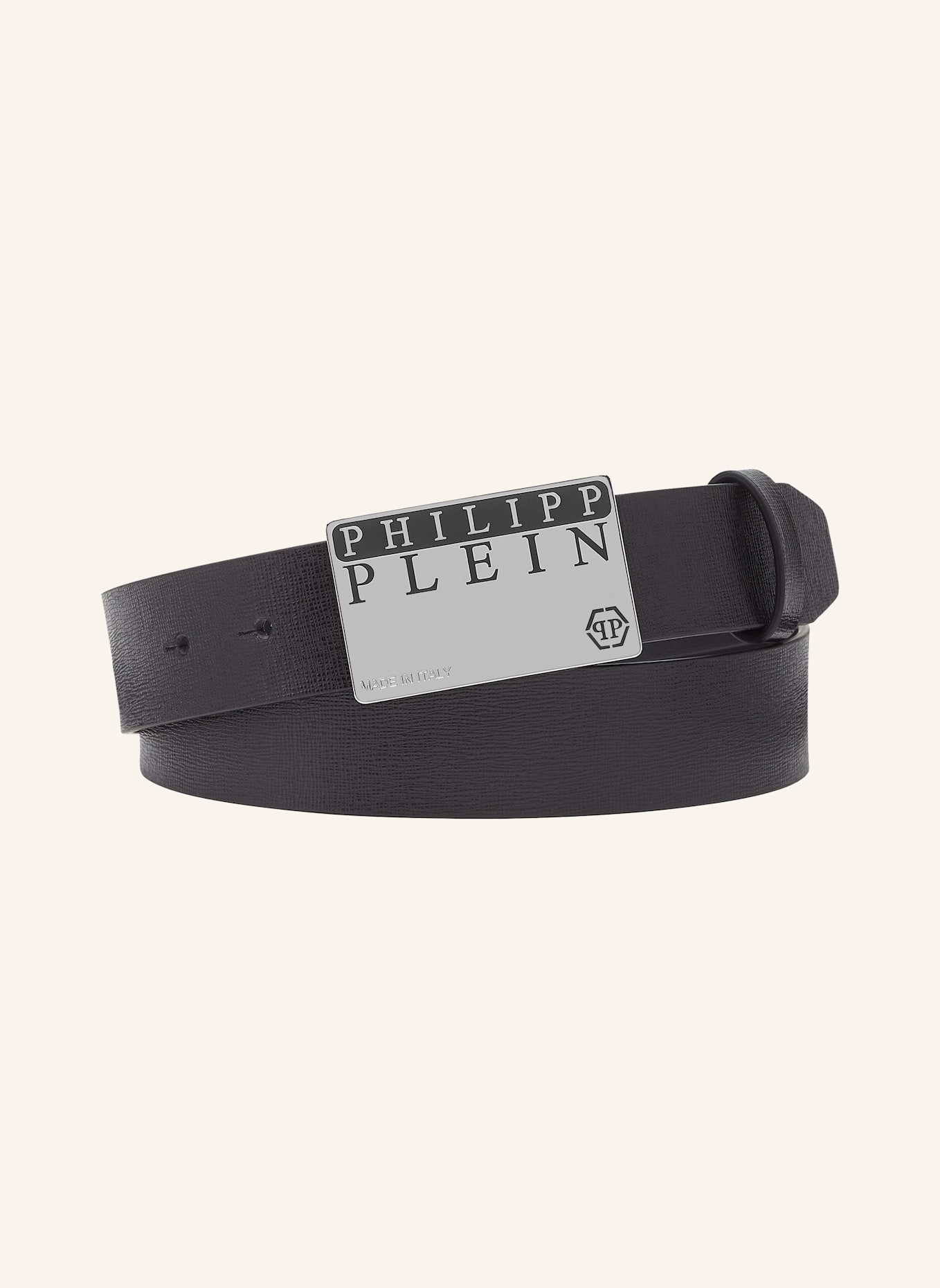 PHILIPP PLEIN PHILIPP PLEIN Gürtel: SCHWARZ/ SILBER