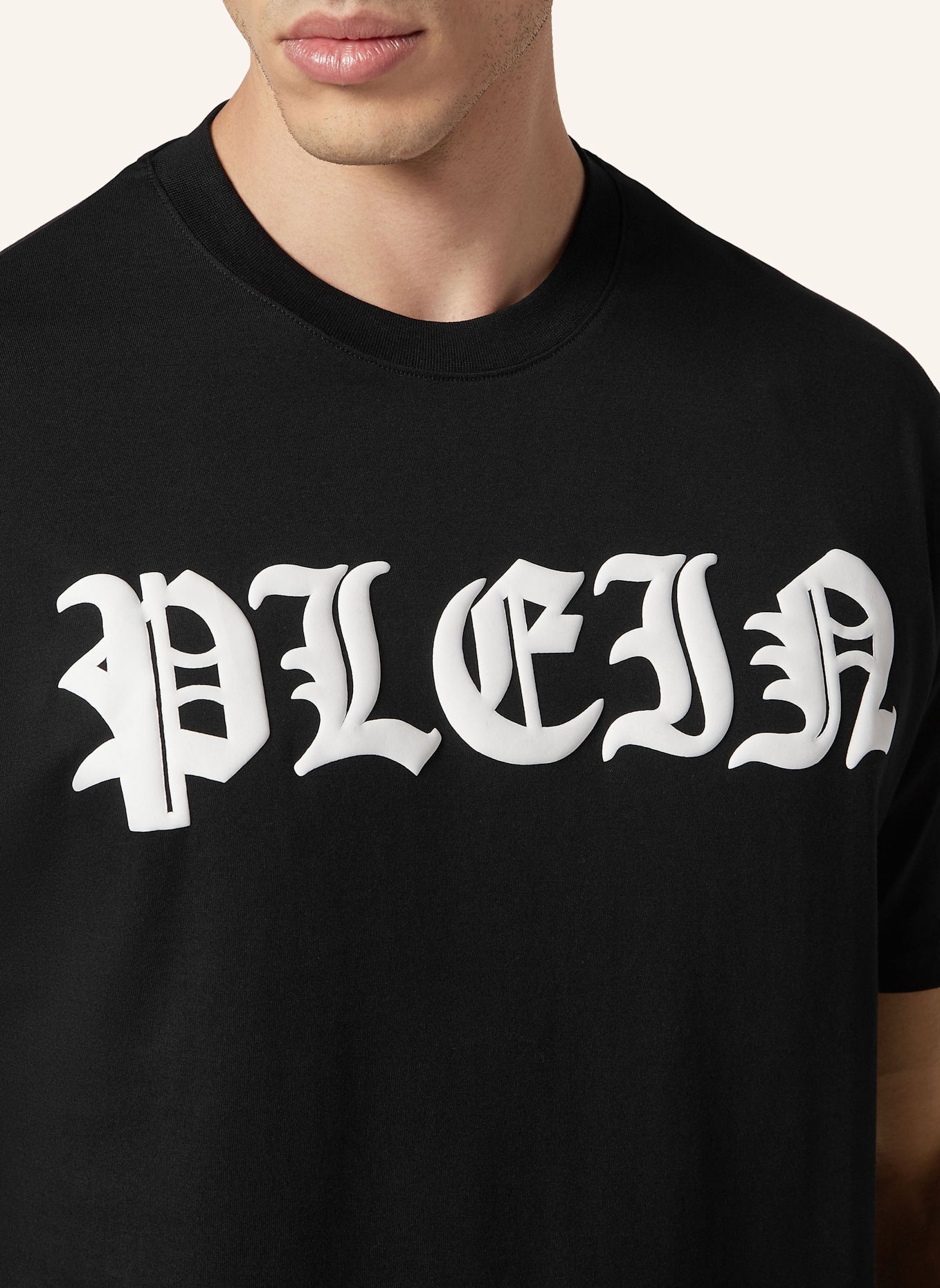 PHILIPP PLEIN T-Shirt Rundhalsausschnitt GOTHIC PLEIN: SCHWARZ