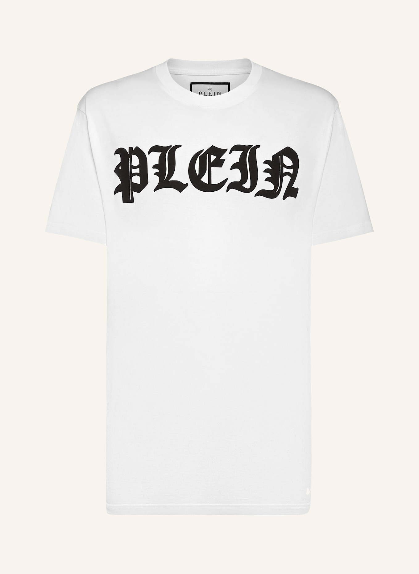 PHILIPP PLEIN T-Shirt Rundhalsausschnitt GOTHIC PLEIN: WEISS