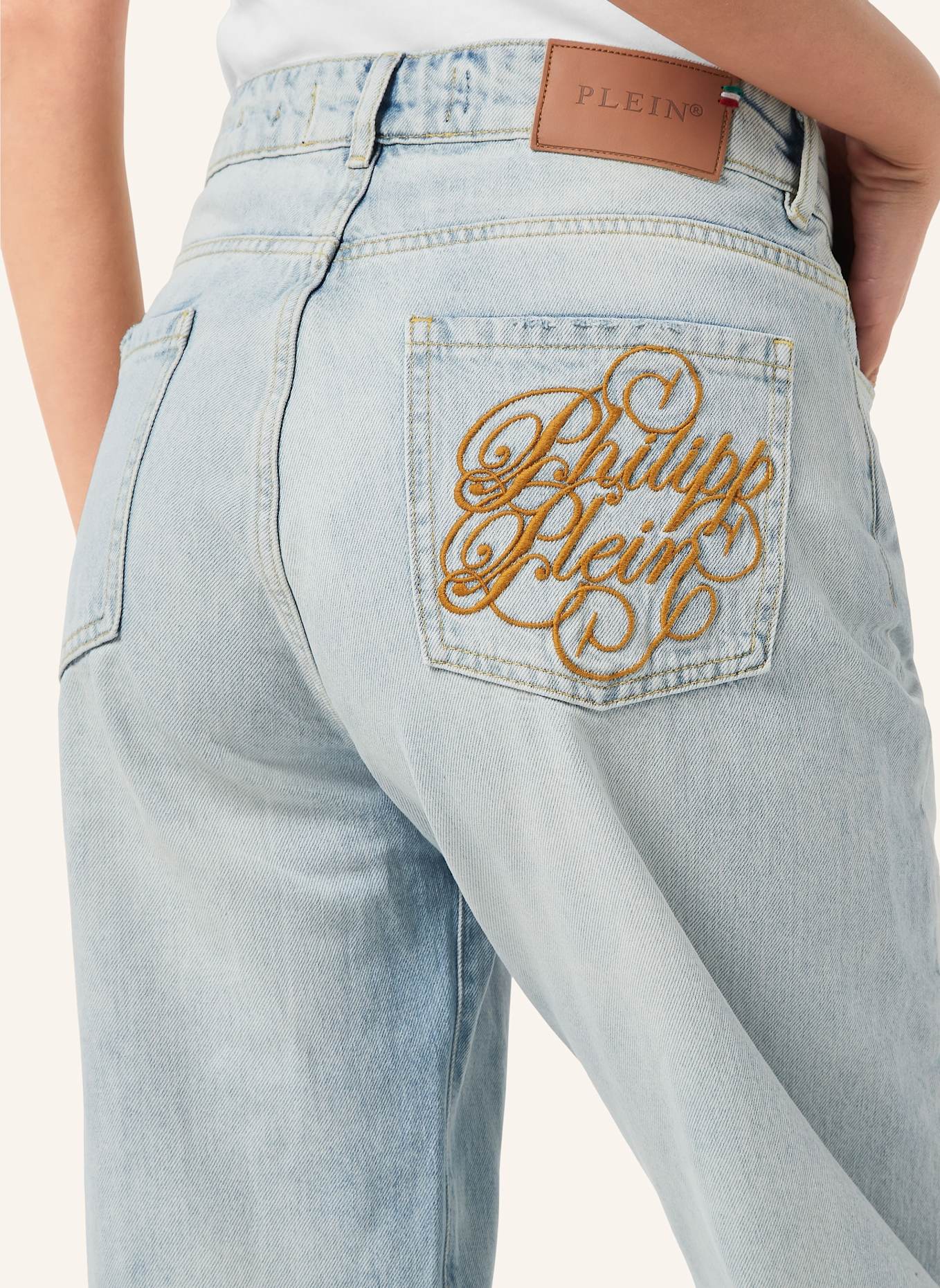 PHILIPP PLEIN Jeans Skater fit: HELLBLAU