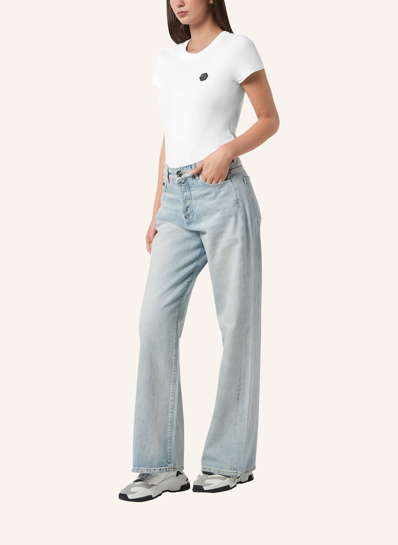 PHILIPP PLEIN Jeans Skater fit: HELLBLAU