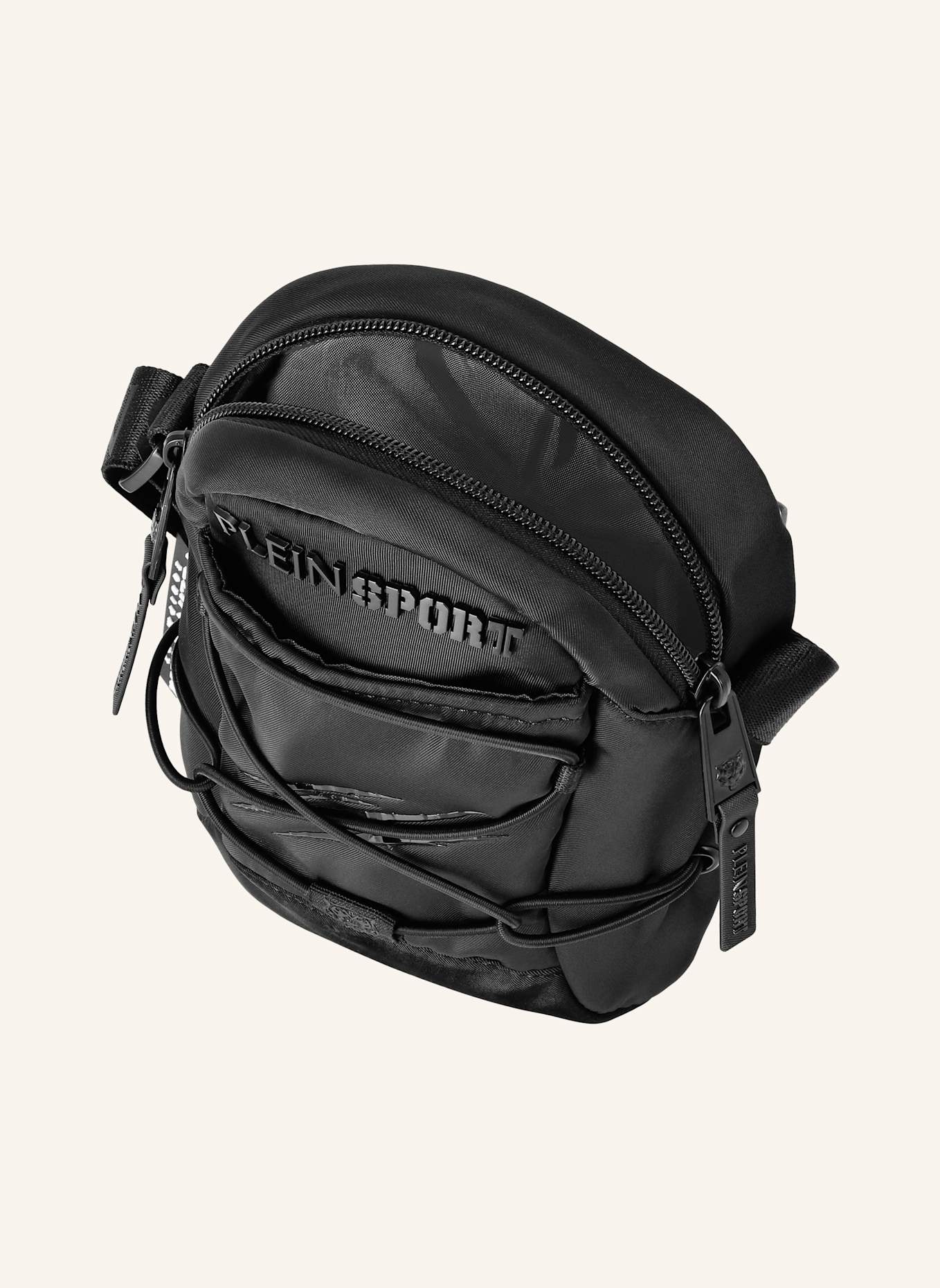 PLEIN SPORT Umhängetasche: SCHWARZ