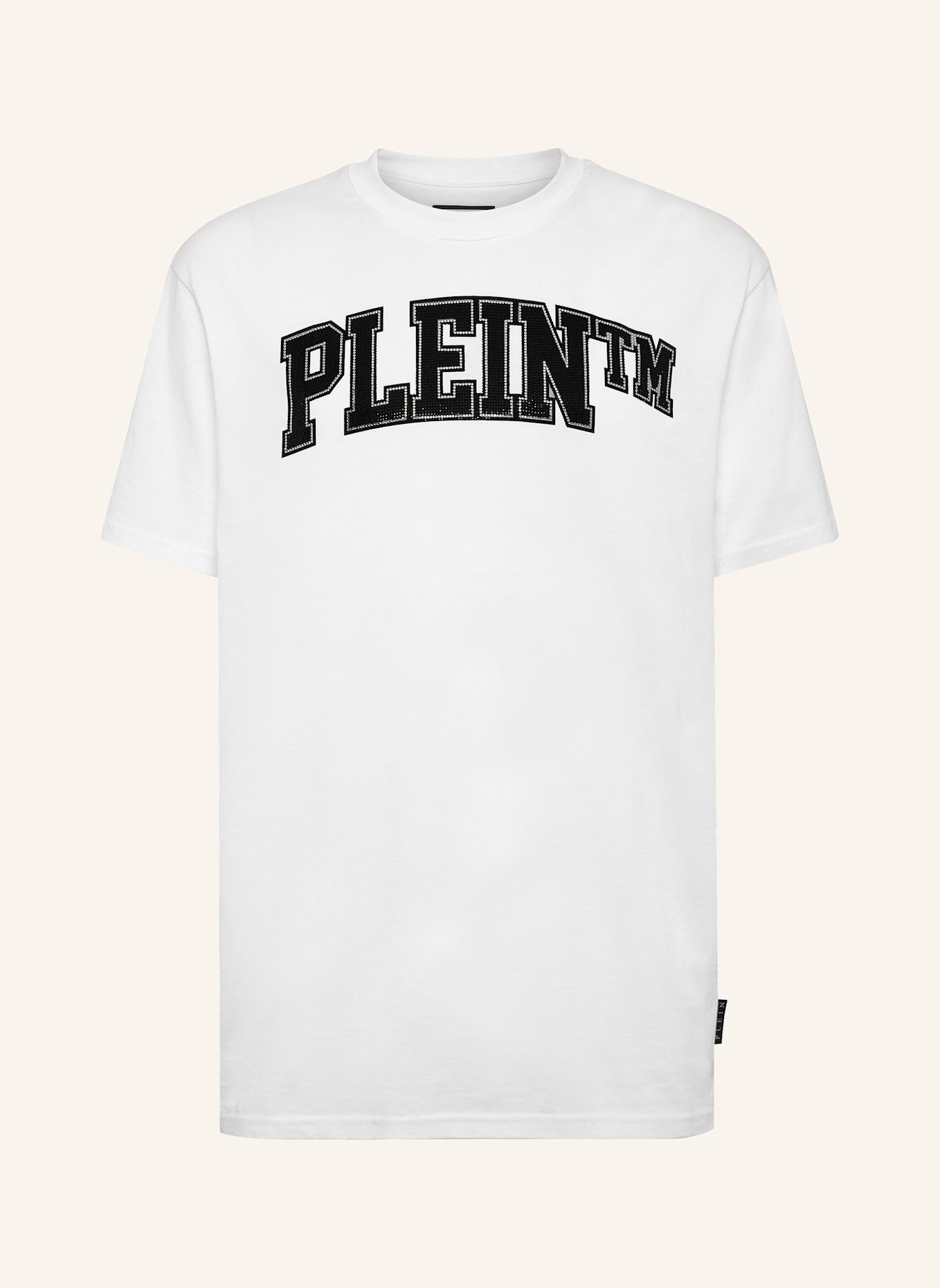 PHILIPP PLEIN T-Shirt Rundhalsausschnitt: WEISS