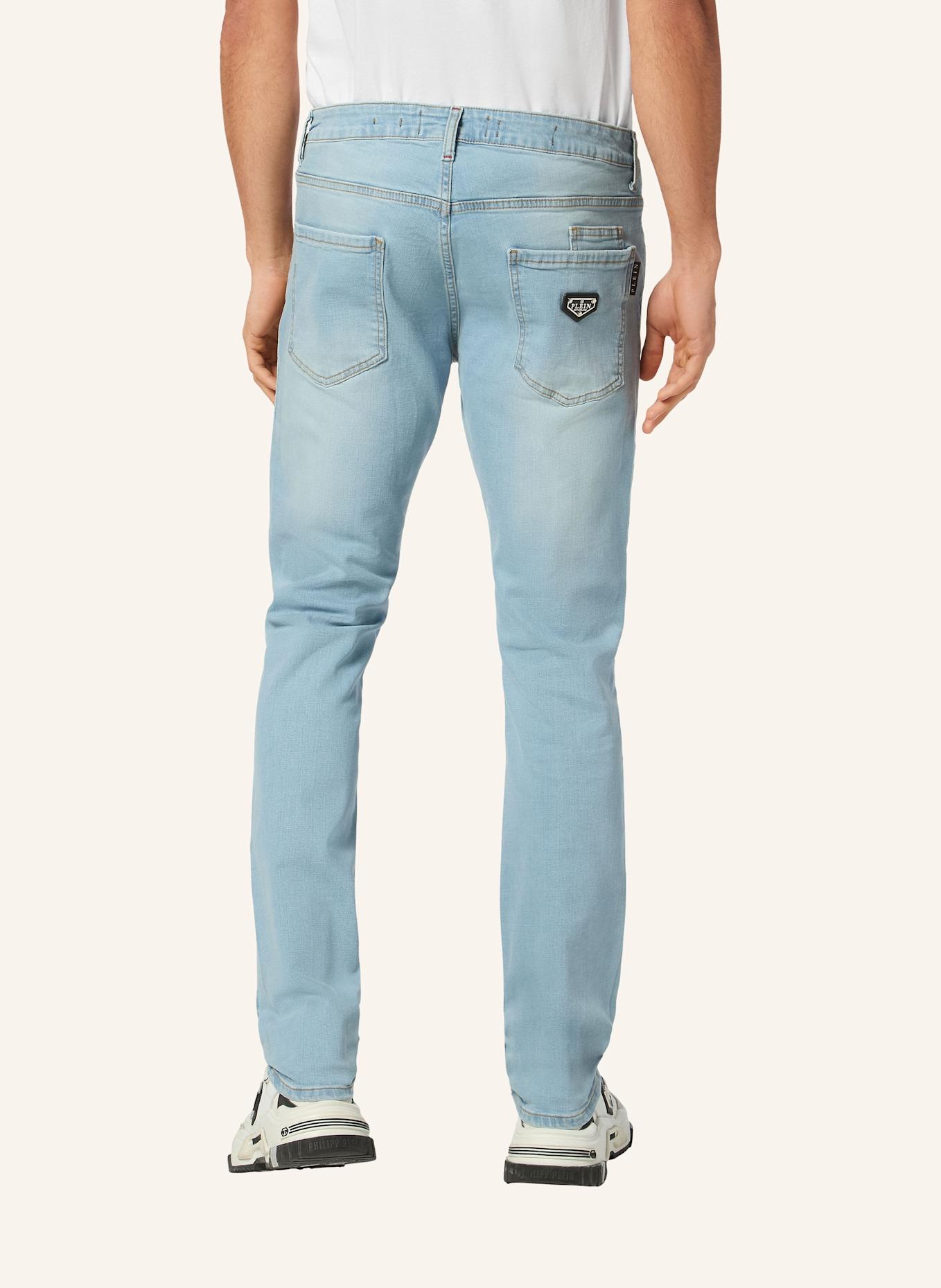 PHILIPP PLEIN Jeans Gerader Schnitt: BLAU