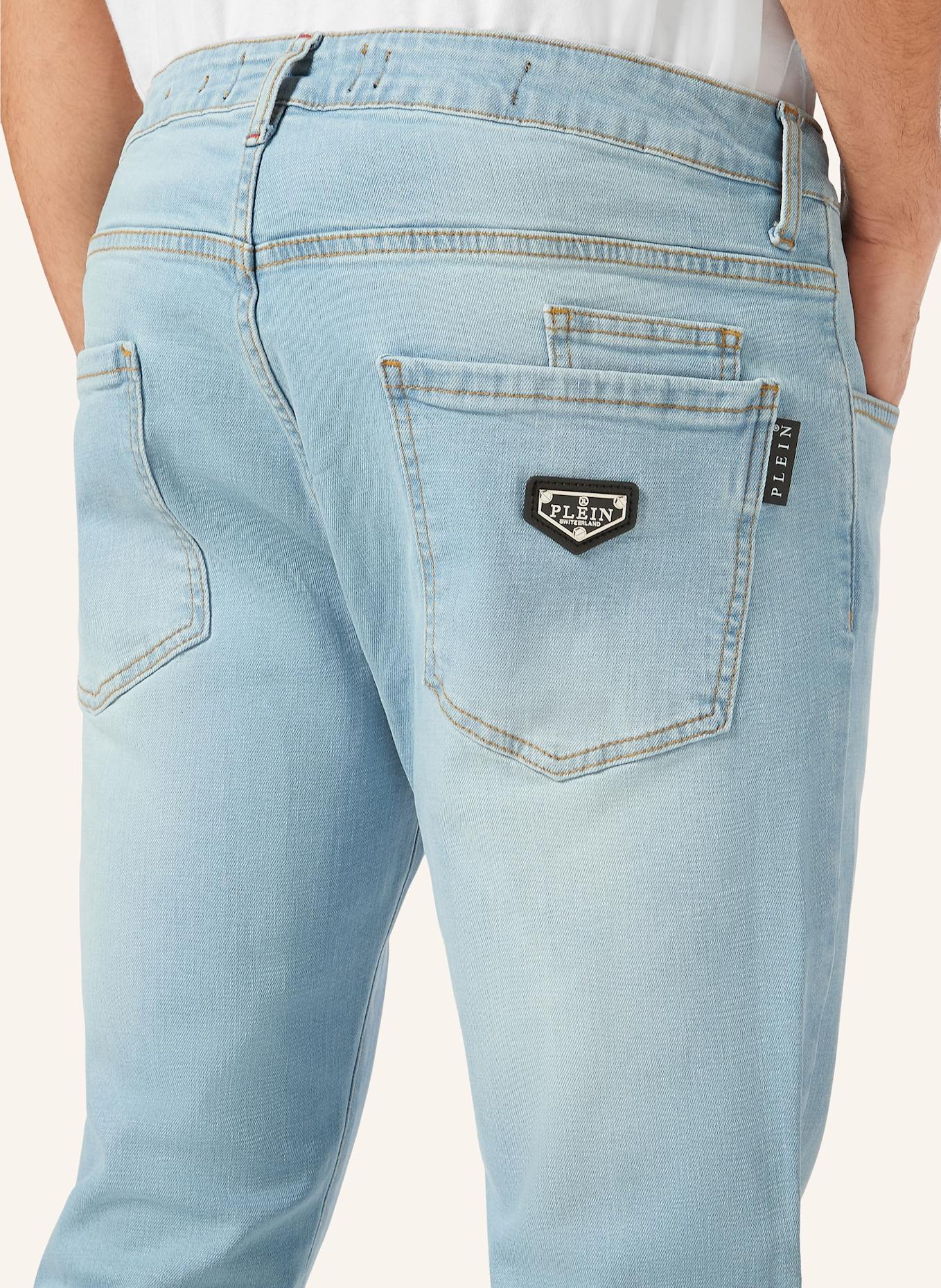 PHILIPP PLEIN Jeans Gerader Schnitt: BLAU