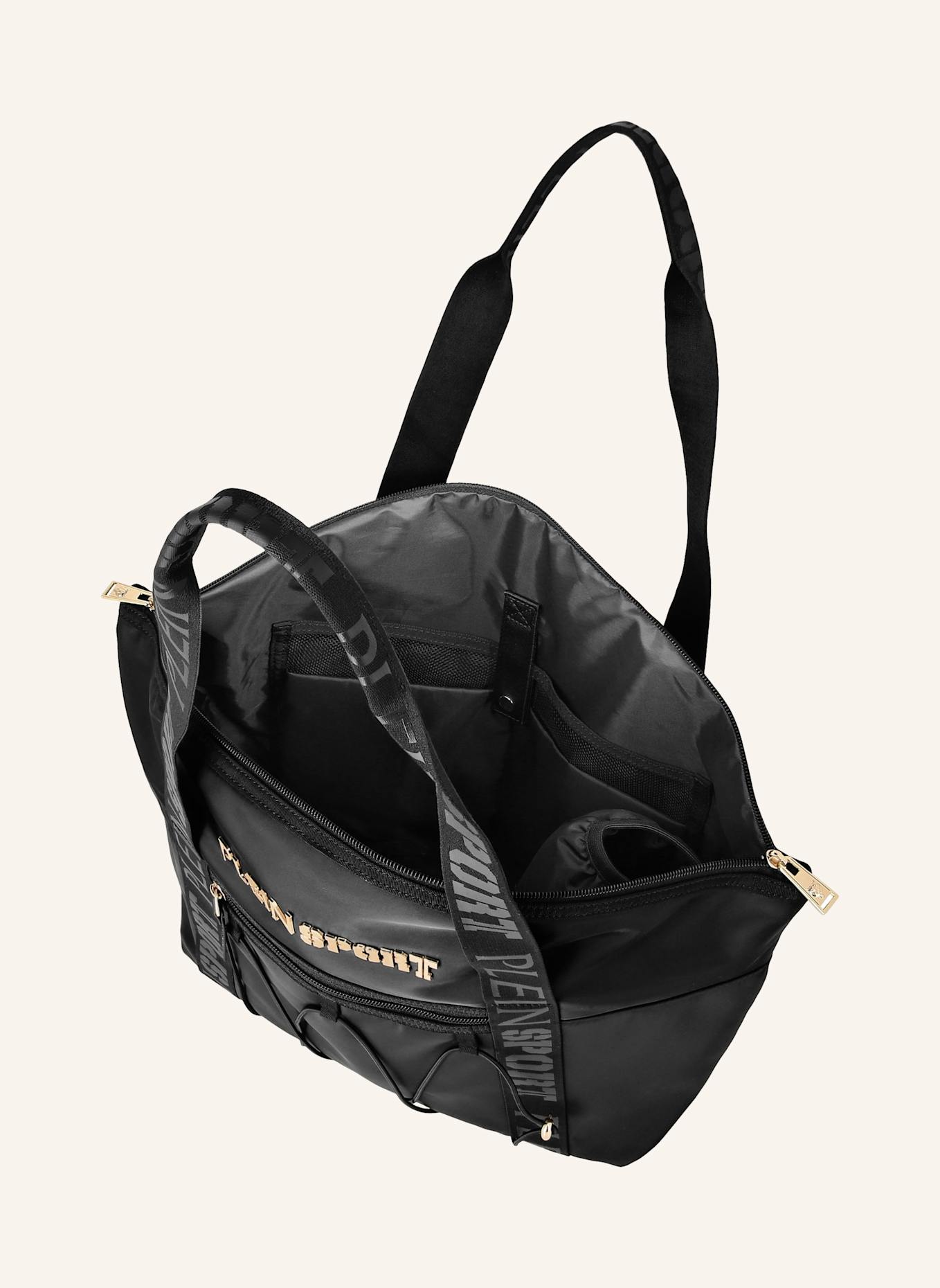 PLEIN SPORT Tragetasche: SCHWARZ