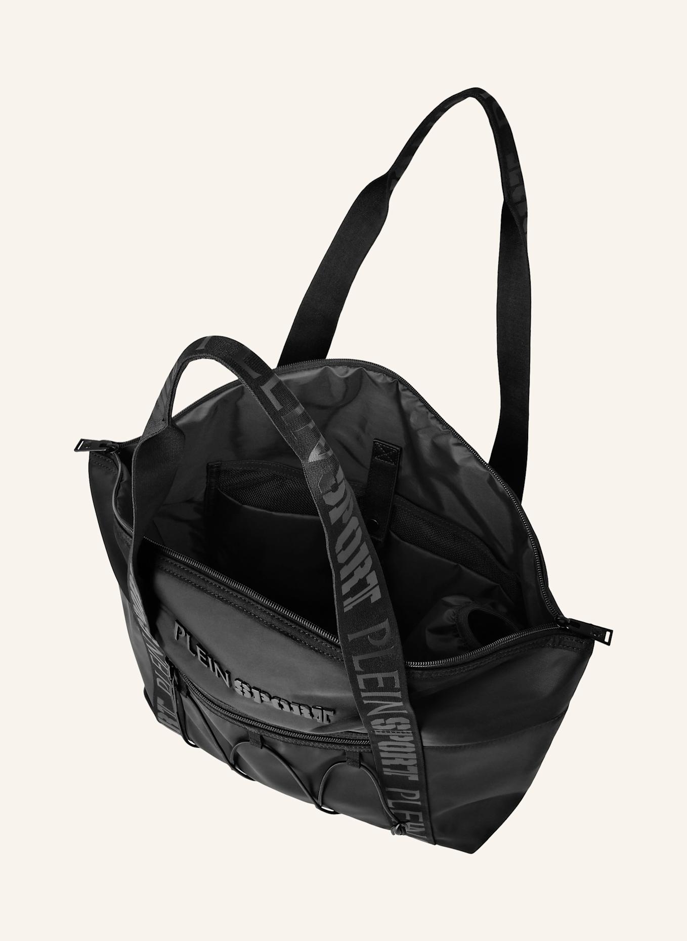 PLEIN SPORT Tragetasche: SCHWARZ